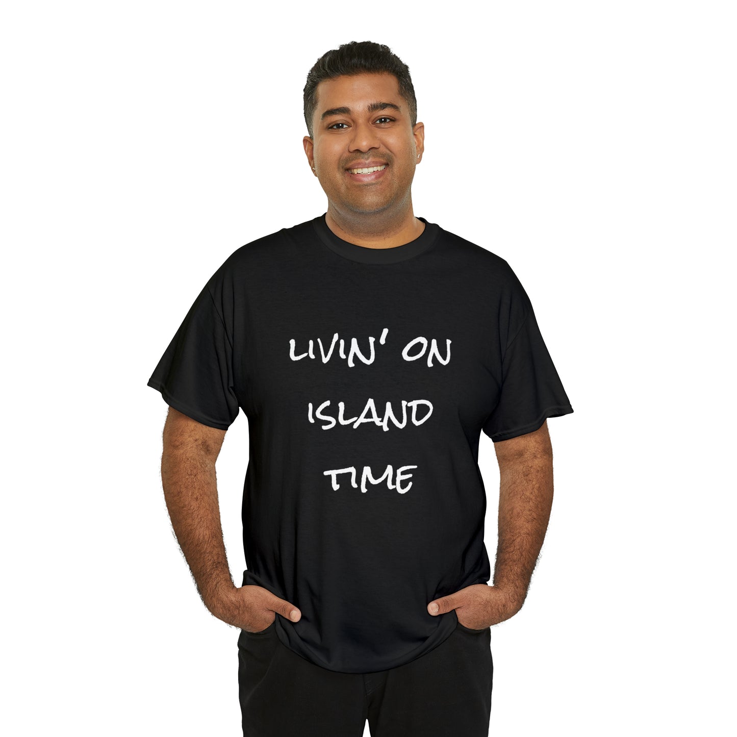 Livin' on Island Time Unisex Heavy Cotton Tee