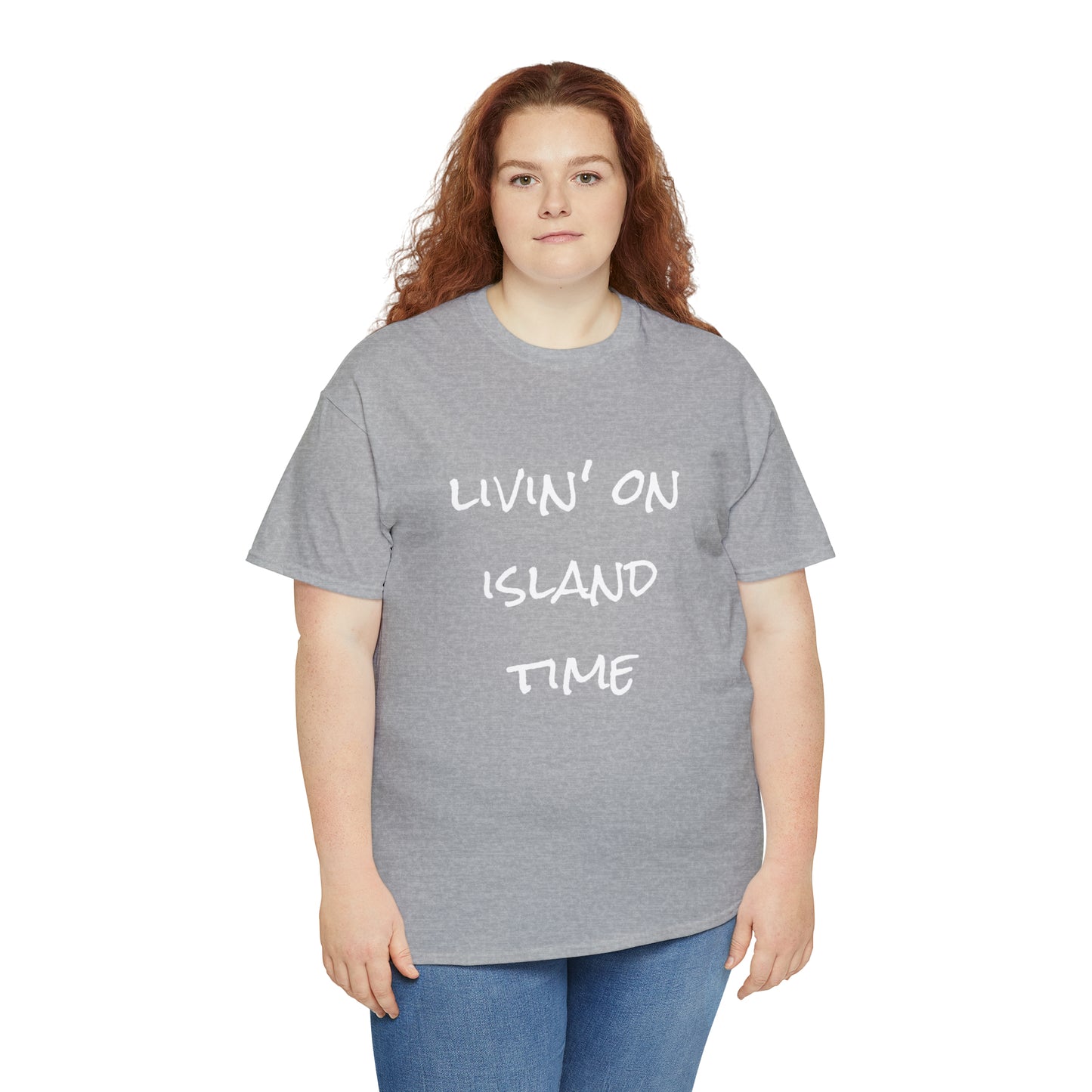 Livin' on Island Time Unisex Heavy Cotton Tee
