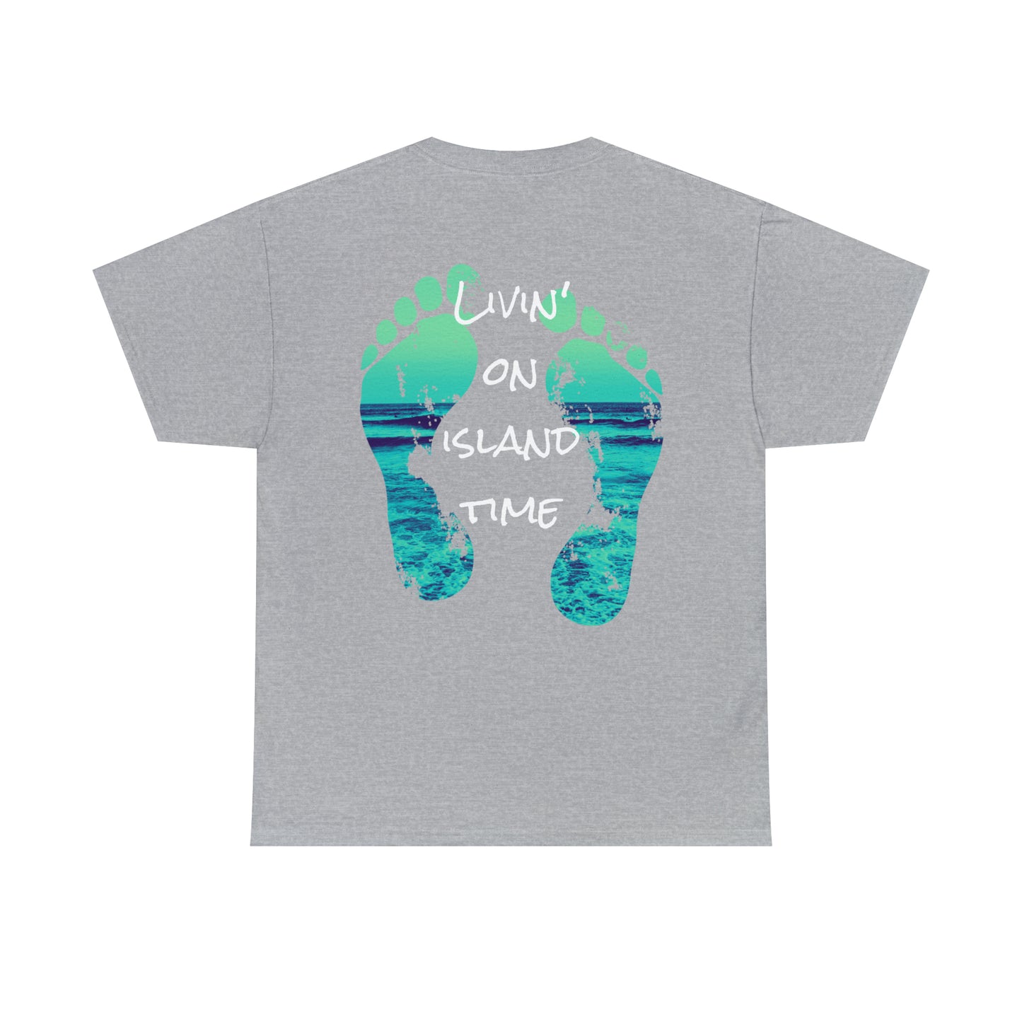 Livin' on Island Time Unisex Heavy Cotton Tee