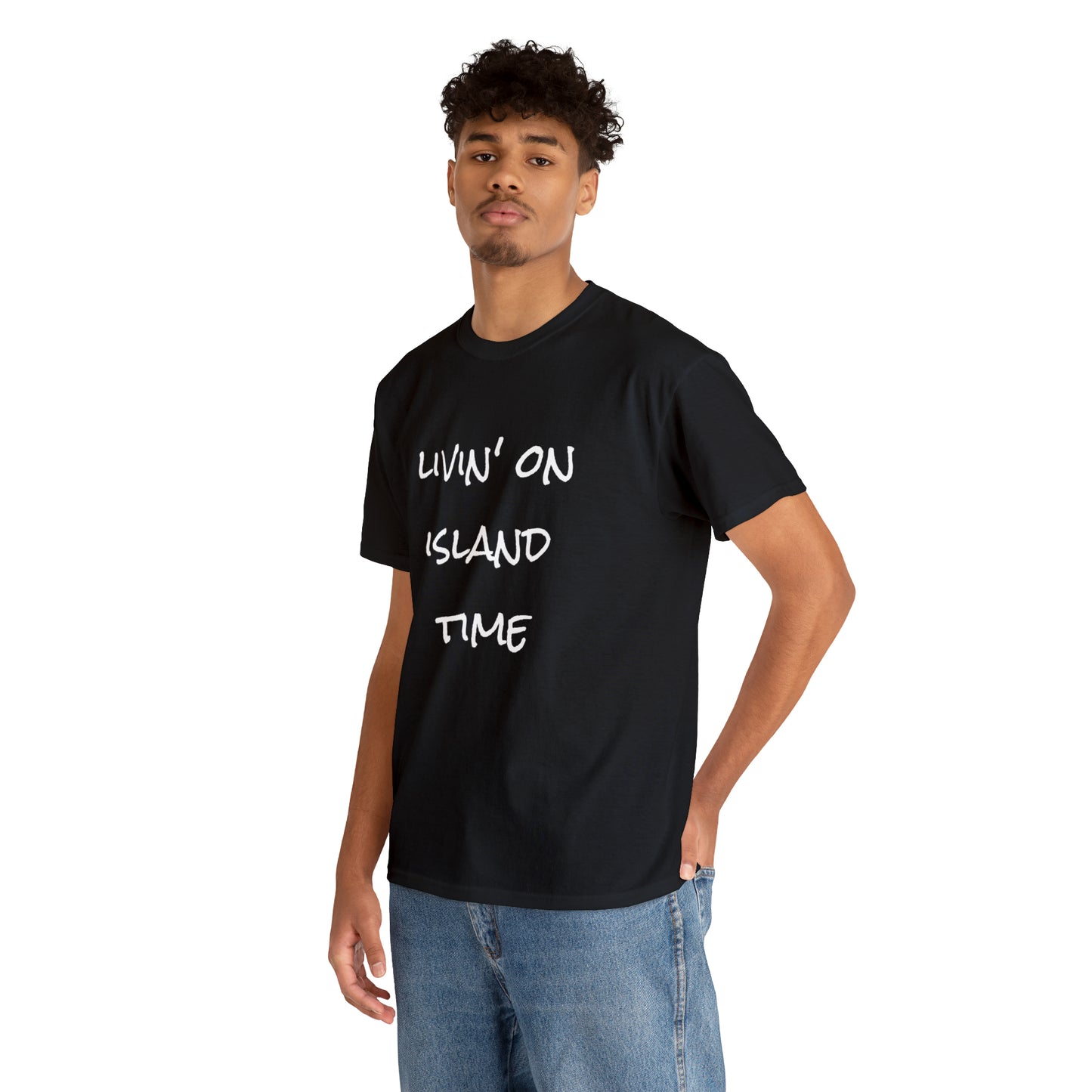 Livin' on Island Time Unisex Heavy Cotton Tee