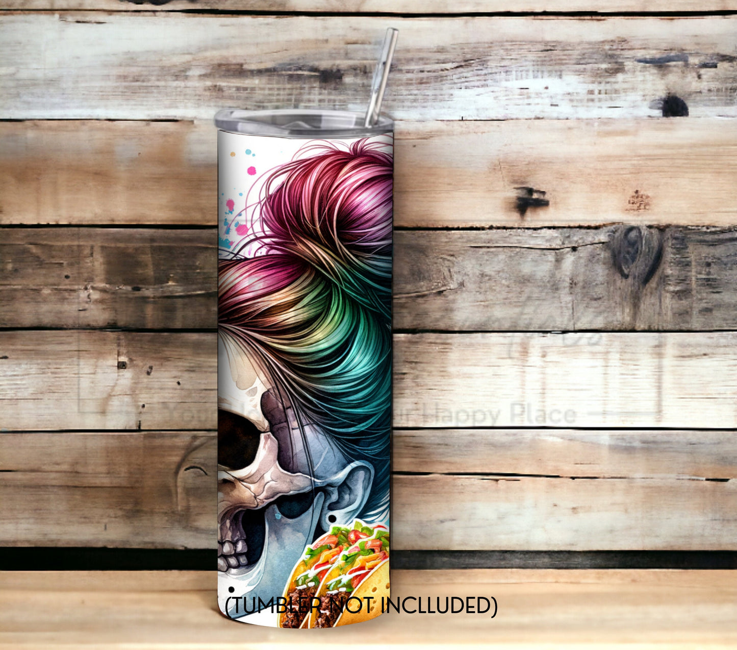 Tacos and Tequila Cinco De Mayo 20 oz Skinny Tumbler Sublimation Design - PNG Instant - DIGITAL DOWNLOAD