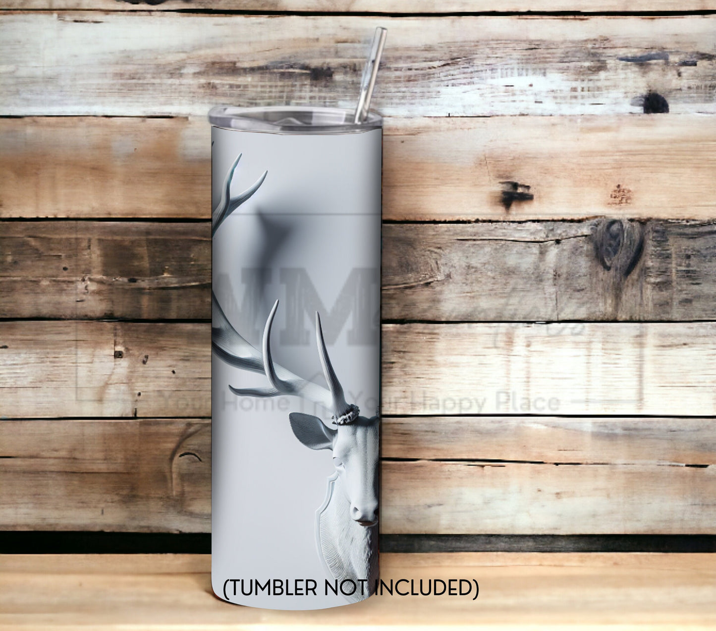 Deer 20 oz Skinny Tumbler Sublimation Design - PNG Instant - DIGITAL DOWNLOAD