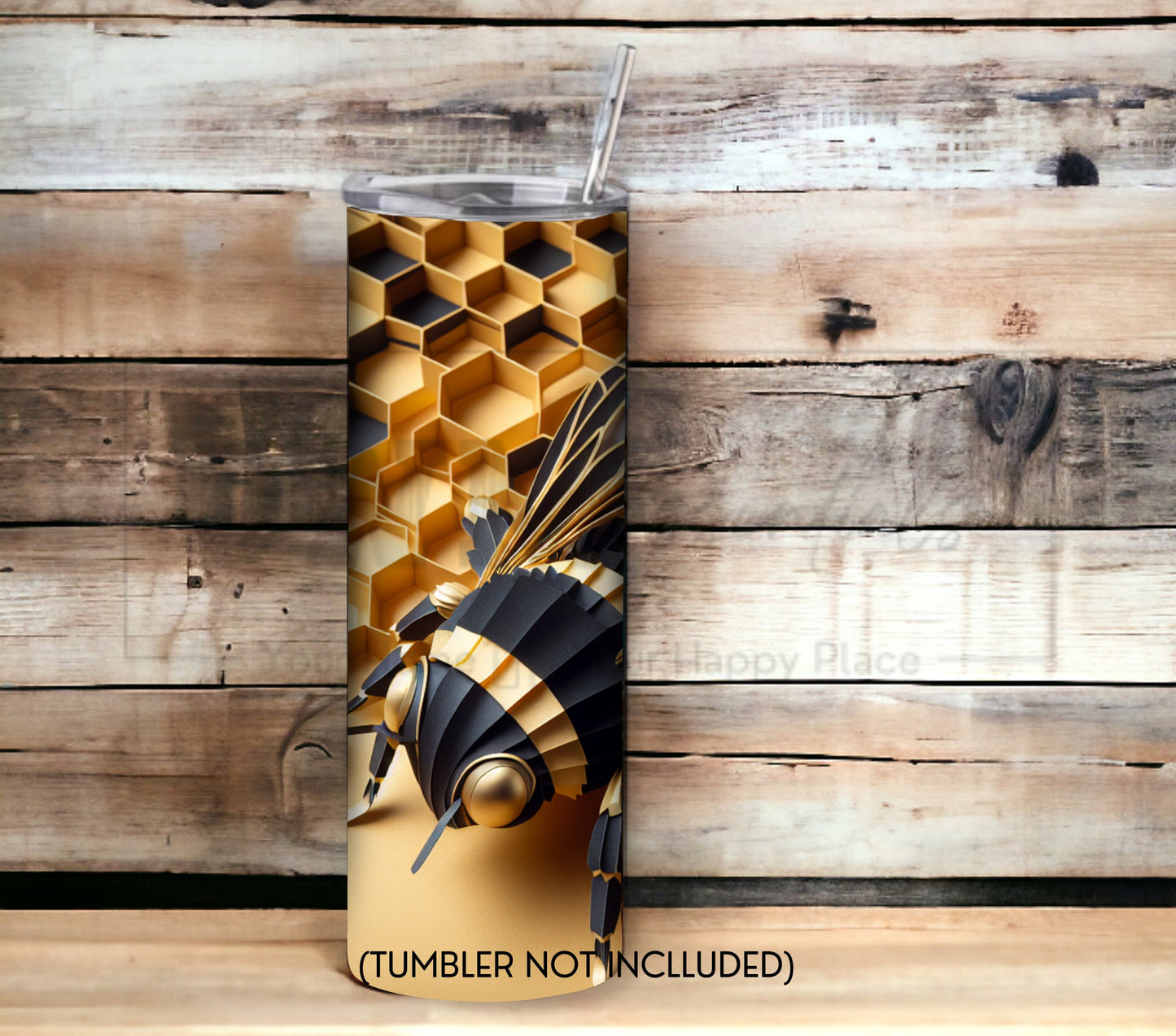Bumble Bee Spring 20 oz Skinny Tumbler Sublimation Design - PNG Instant - DIGITAL DOWNLOAD