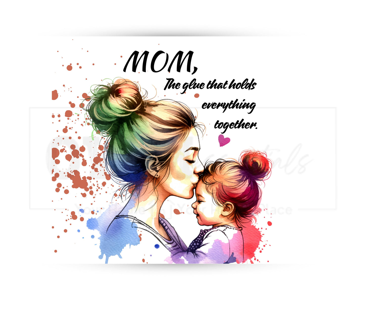 Mama Bear 20 oz Skinny Tumbler Sublimation Design - PNG Instant - DIGITAL DOWNLOAD