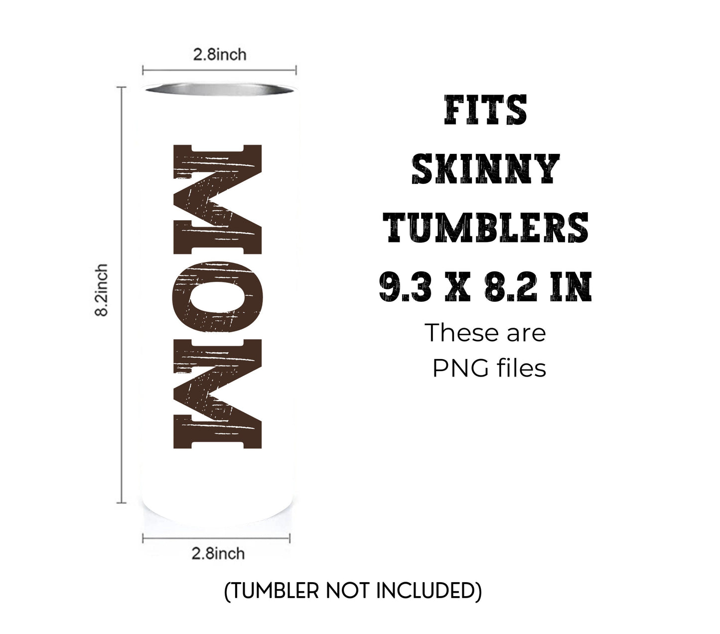 Sunflower Mom 20 oz Skinny Tumbler Sublimation Design - PNG Instant - DIGITAL DOWNLOAD
