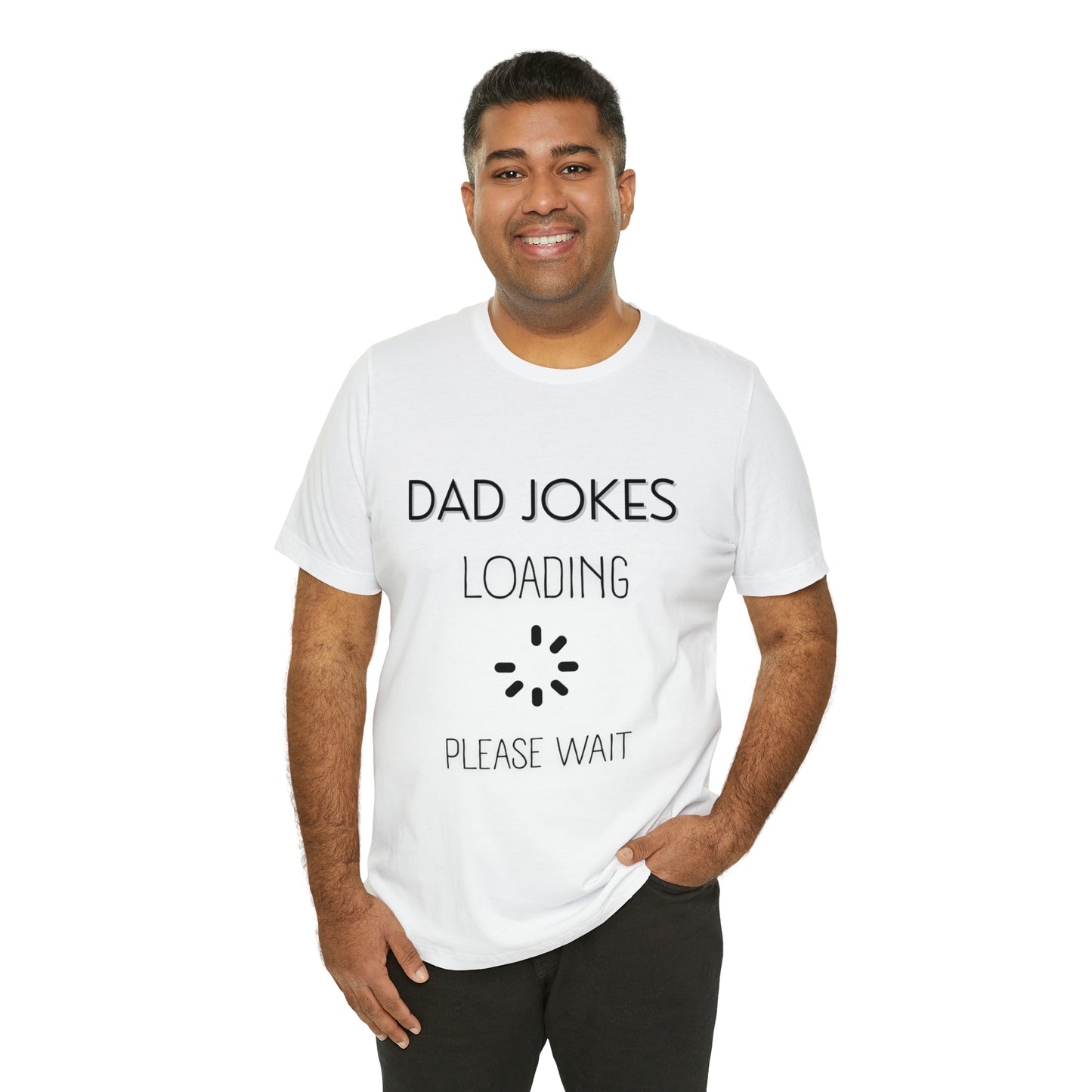 Dad Jokes Loading Jersey Short Sleeve Tee