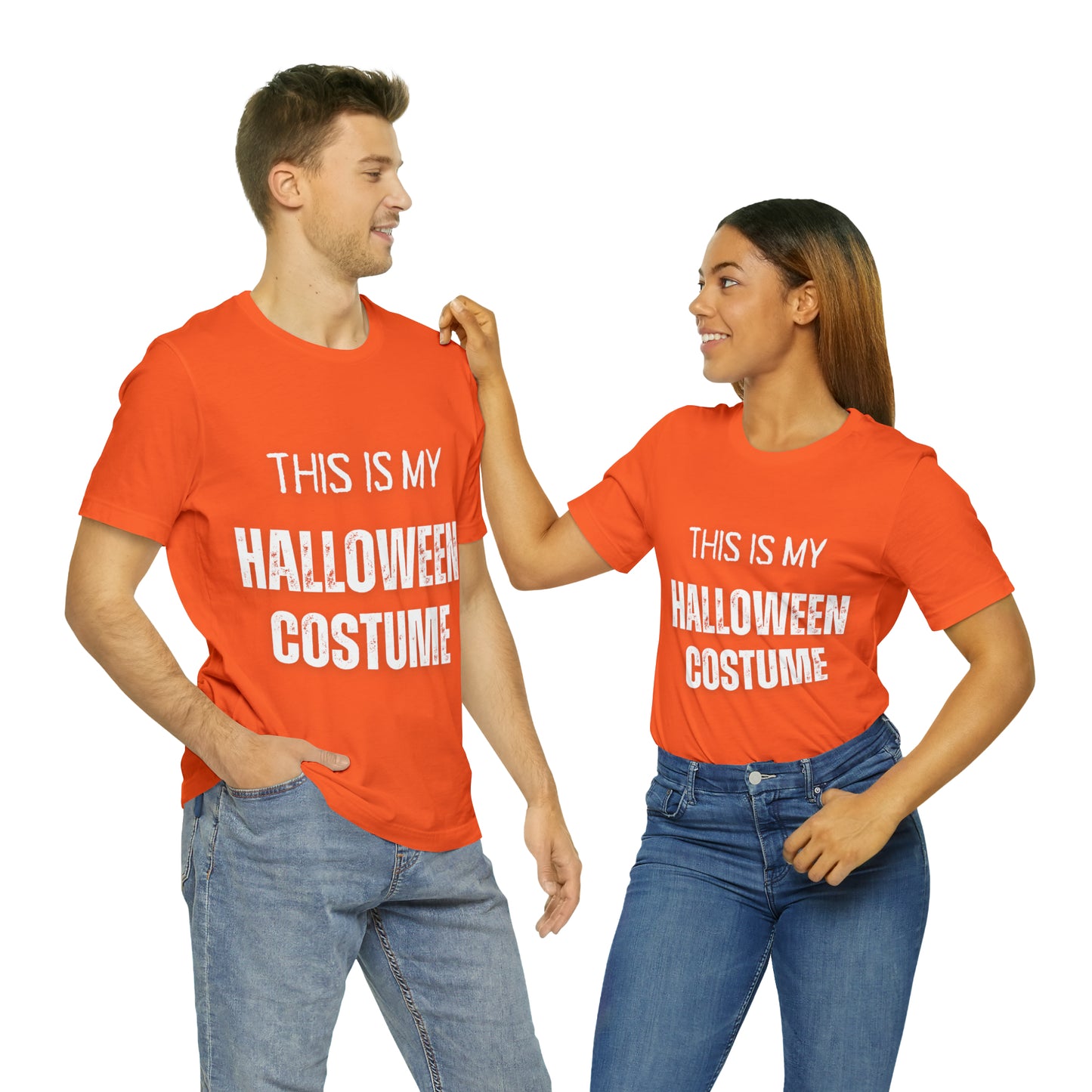 This is My Halloween Costume Jersey Short Sleeve Tee