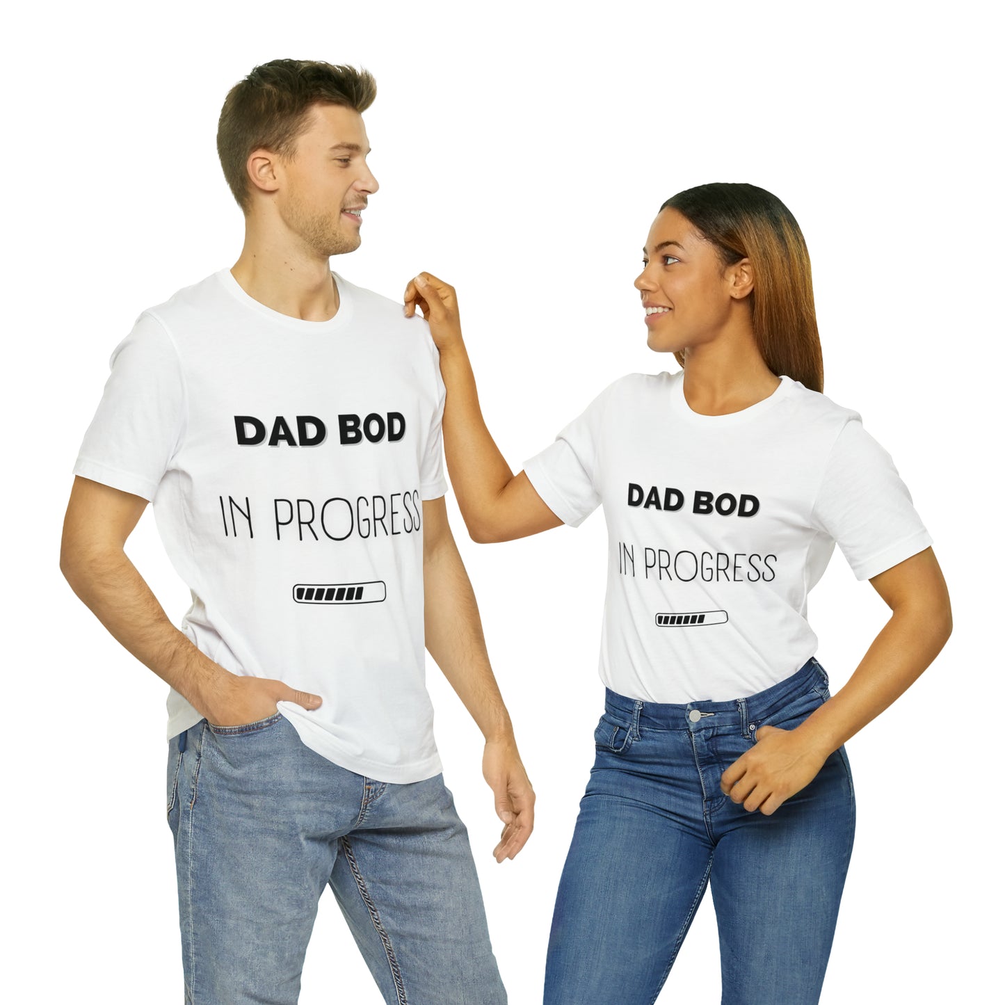 Dad Bod in Progress Jersey Short Sleeve Tee