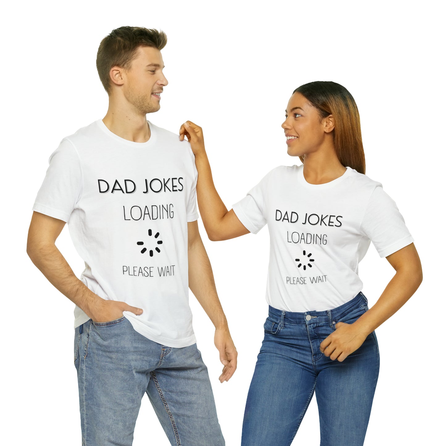 Dad Jokes Loading Jersey Short Sleeve Tee