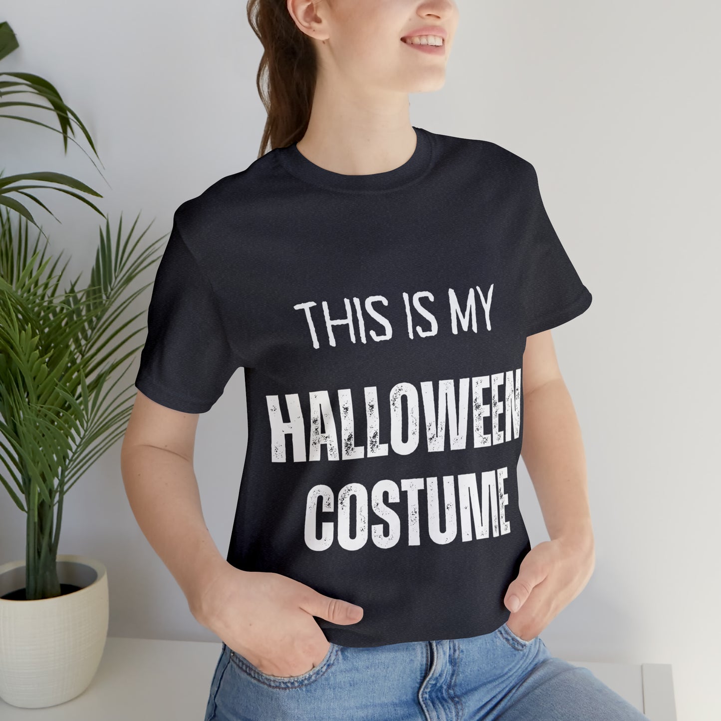 This is My Halloween Costume Jersey Short Sleeve Tee