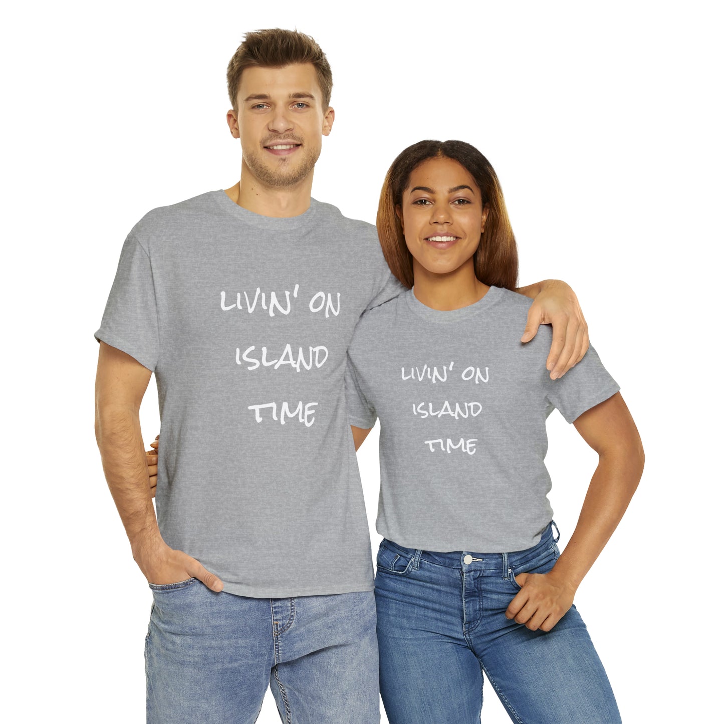 Livin' on Island Time Unisex Heavy Cotton Tee