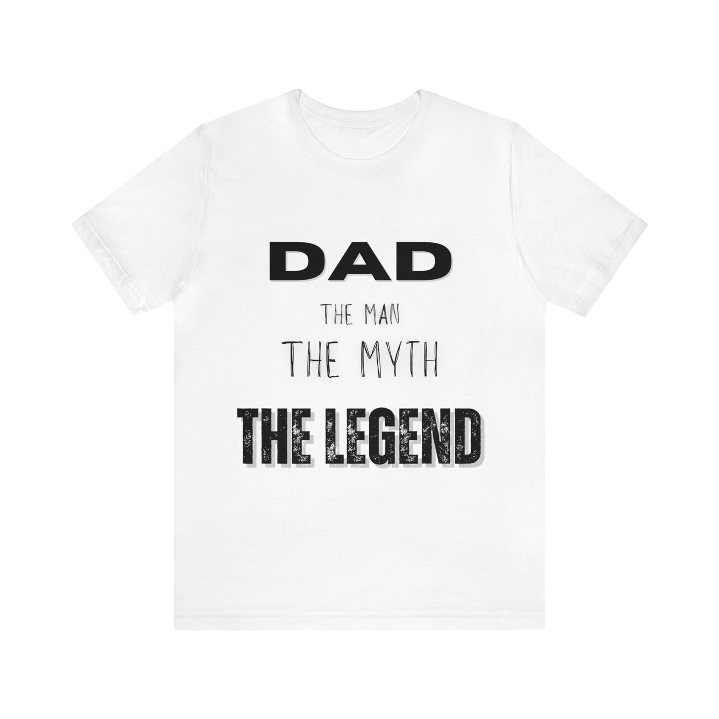 Dad The Myth Loading Jersey Short Sleeve Tee