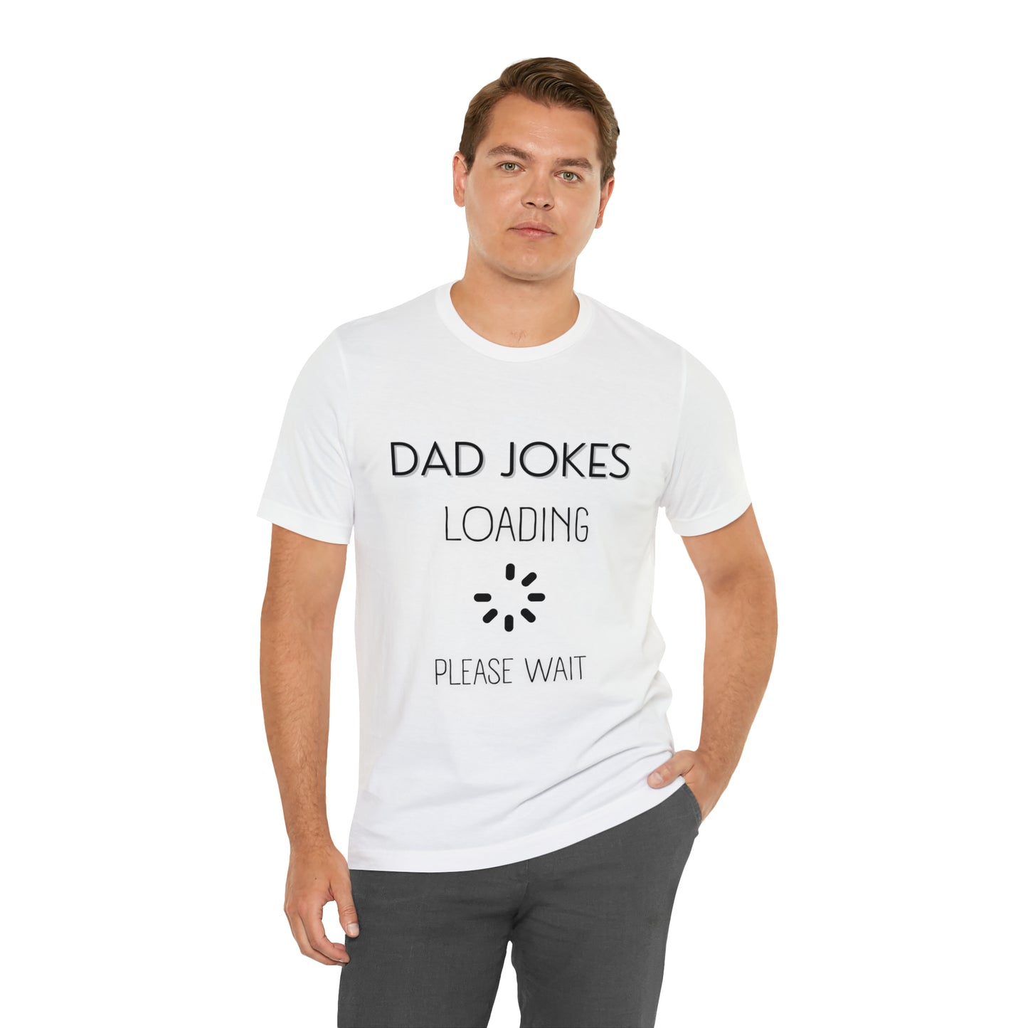 Dad Jokes Loading Jersey Short Sleeve Tee