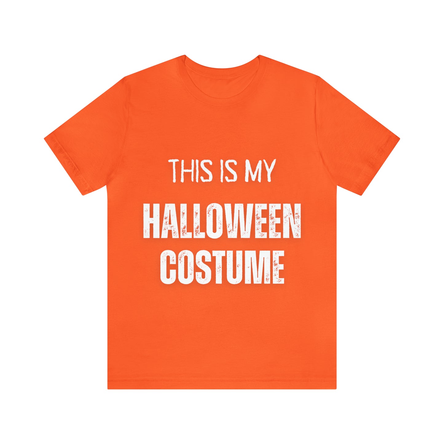 This is My Halloween Costume Jersey Short Sleeve Tee
