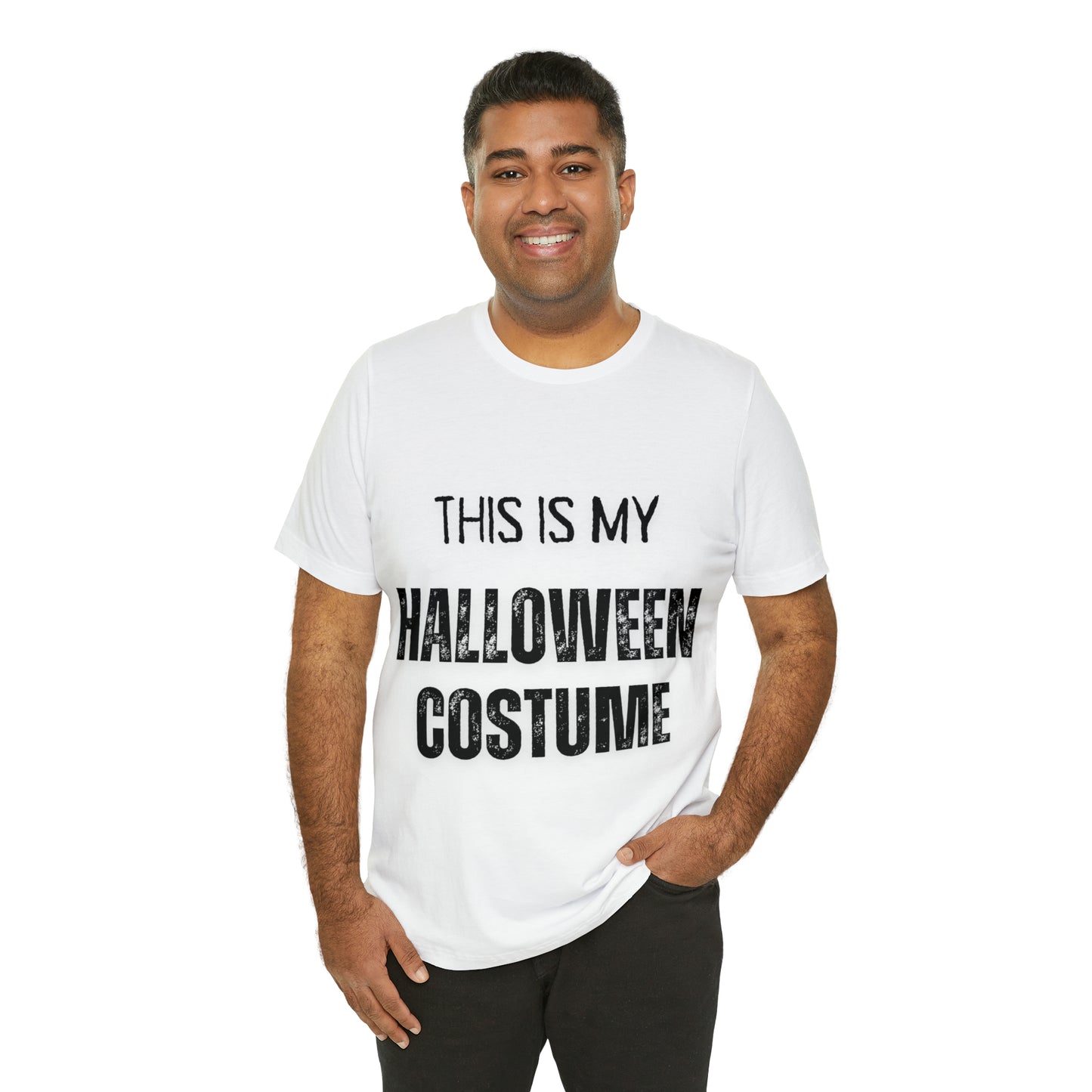 This is My Halloween Costume Jersey Short Sleeve Tee