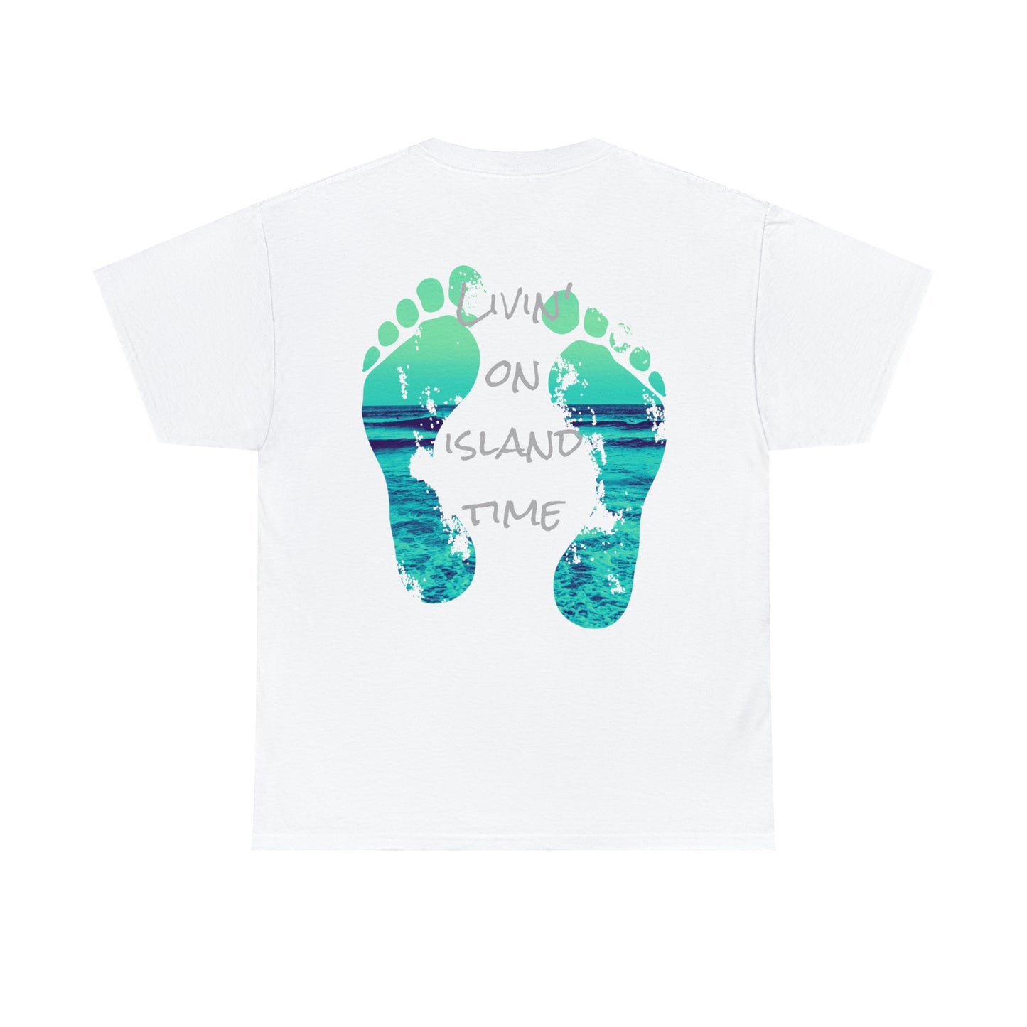 Livin' on Island Time Unisex Heavy Cotton Tee