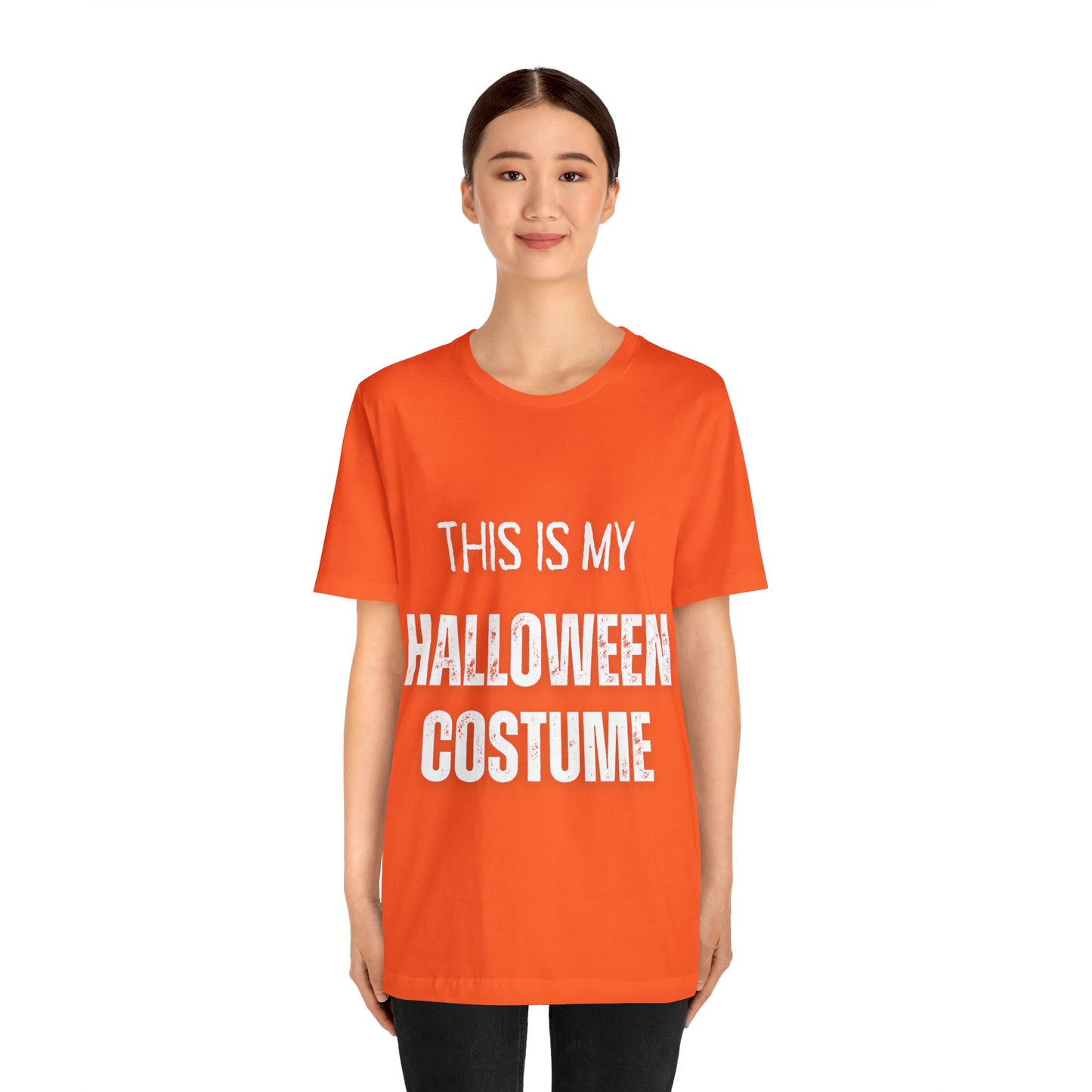 This is My Halloween Costume Jersey Short Sleeve Tee