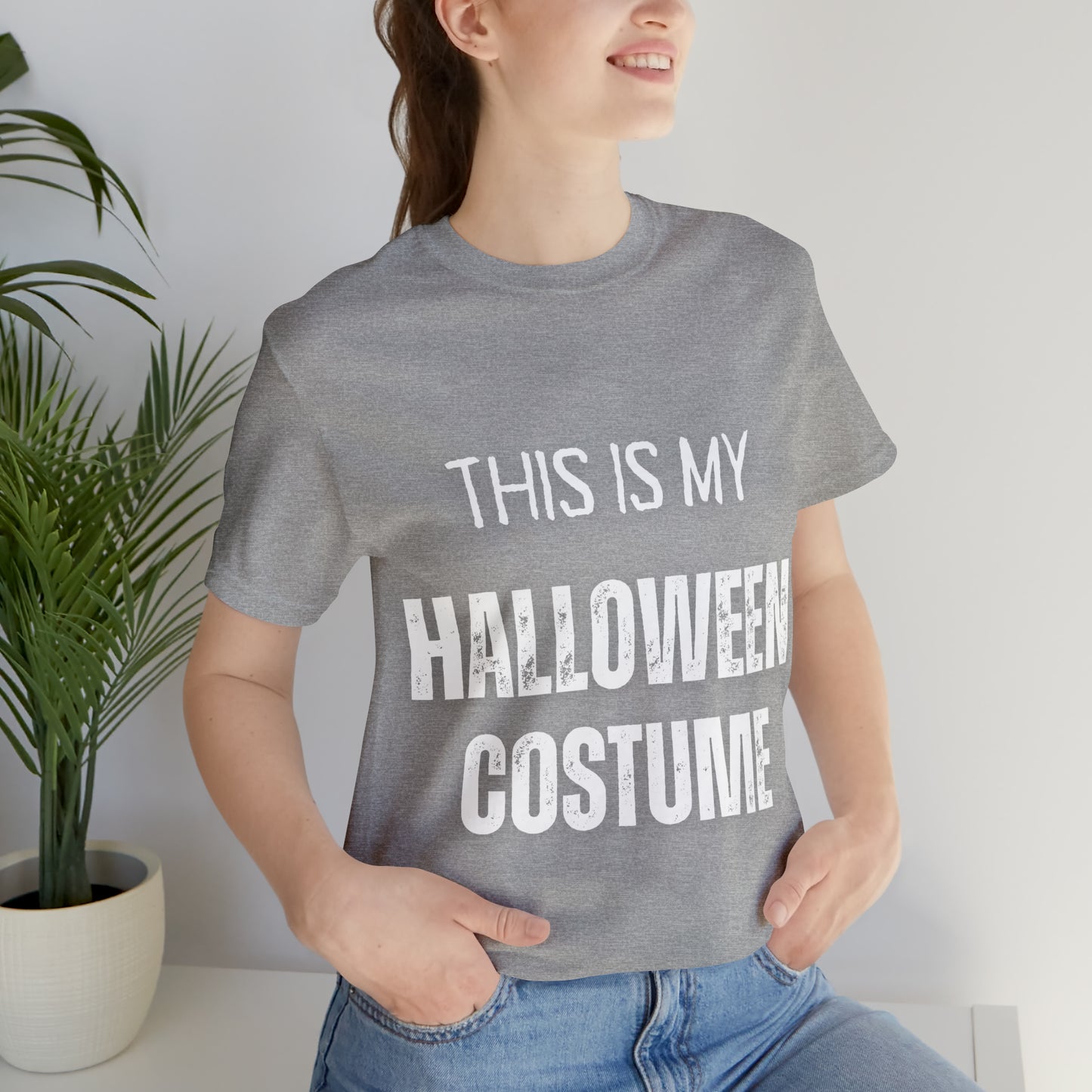 This is My Halloween Costume Jersey Short Sleeve Tee