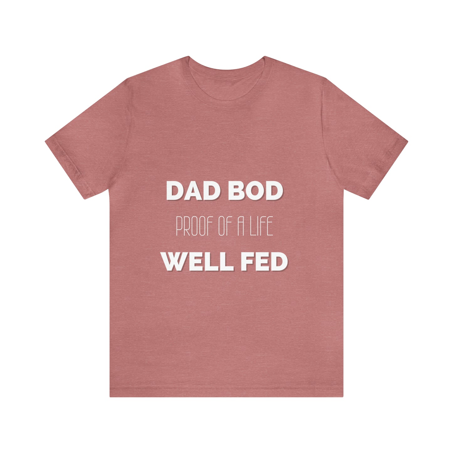 Dad Bod Jersey Short Sleeve Tee