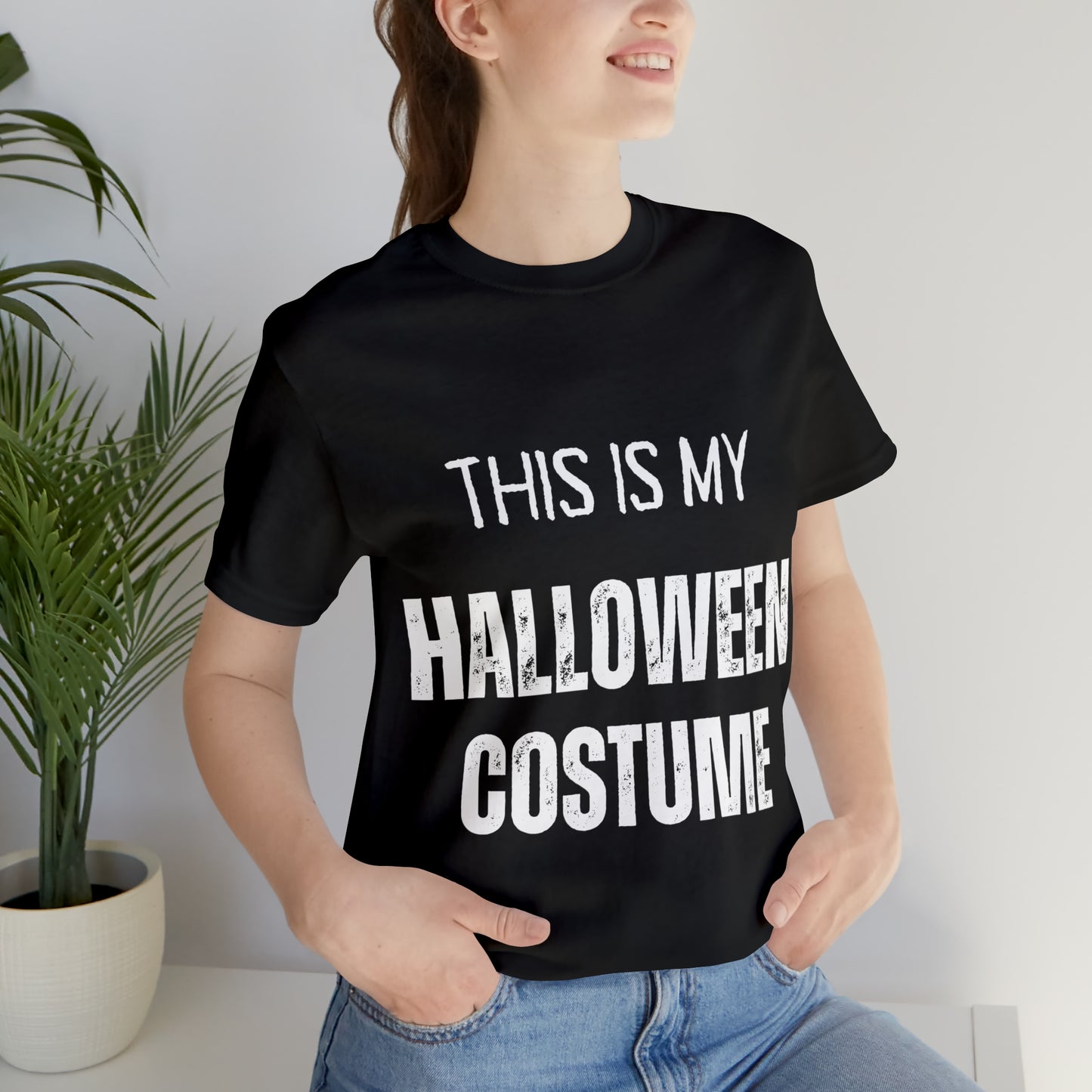 This is My Halloween Costume Jersey Short Sleeve Tee