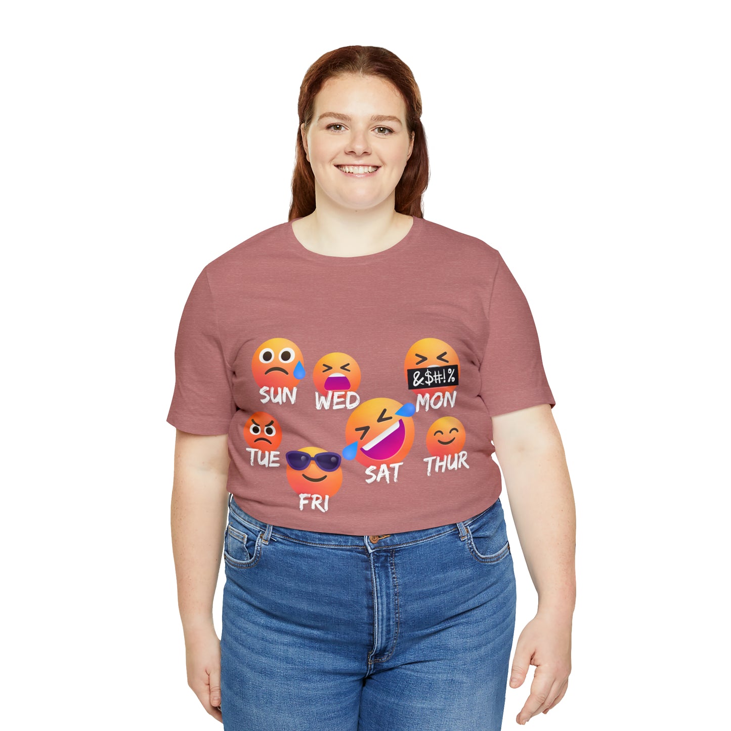 Emoji Day - Days of the Week Jersey Short Sleeve Tee