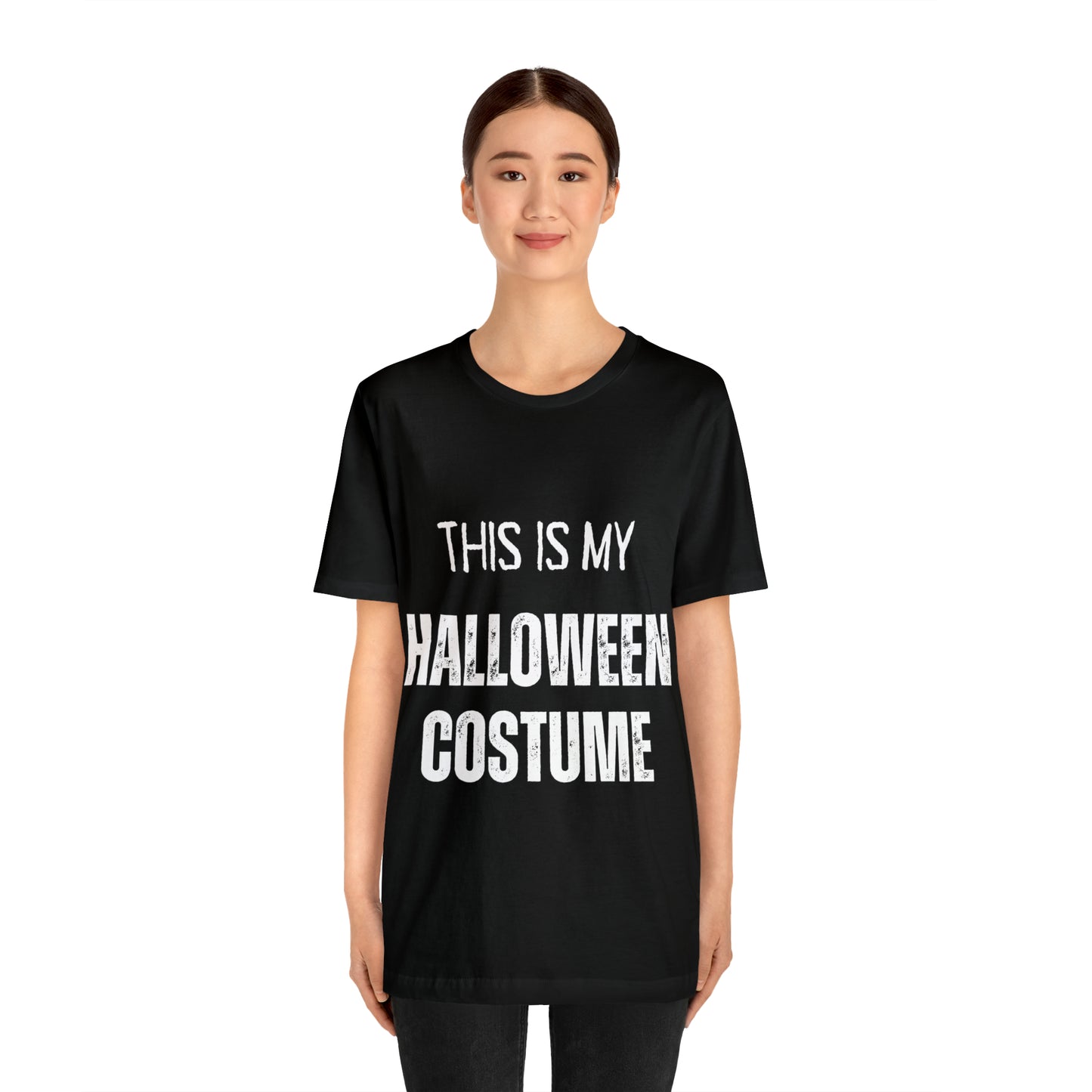 This is My Halloween Costume Jersey Short Sleeve Tee