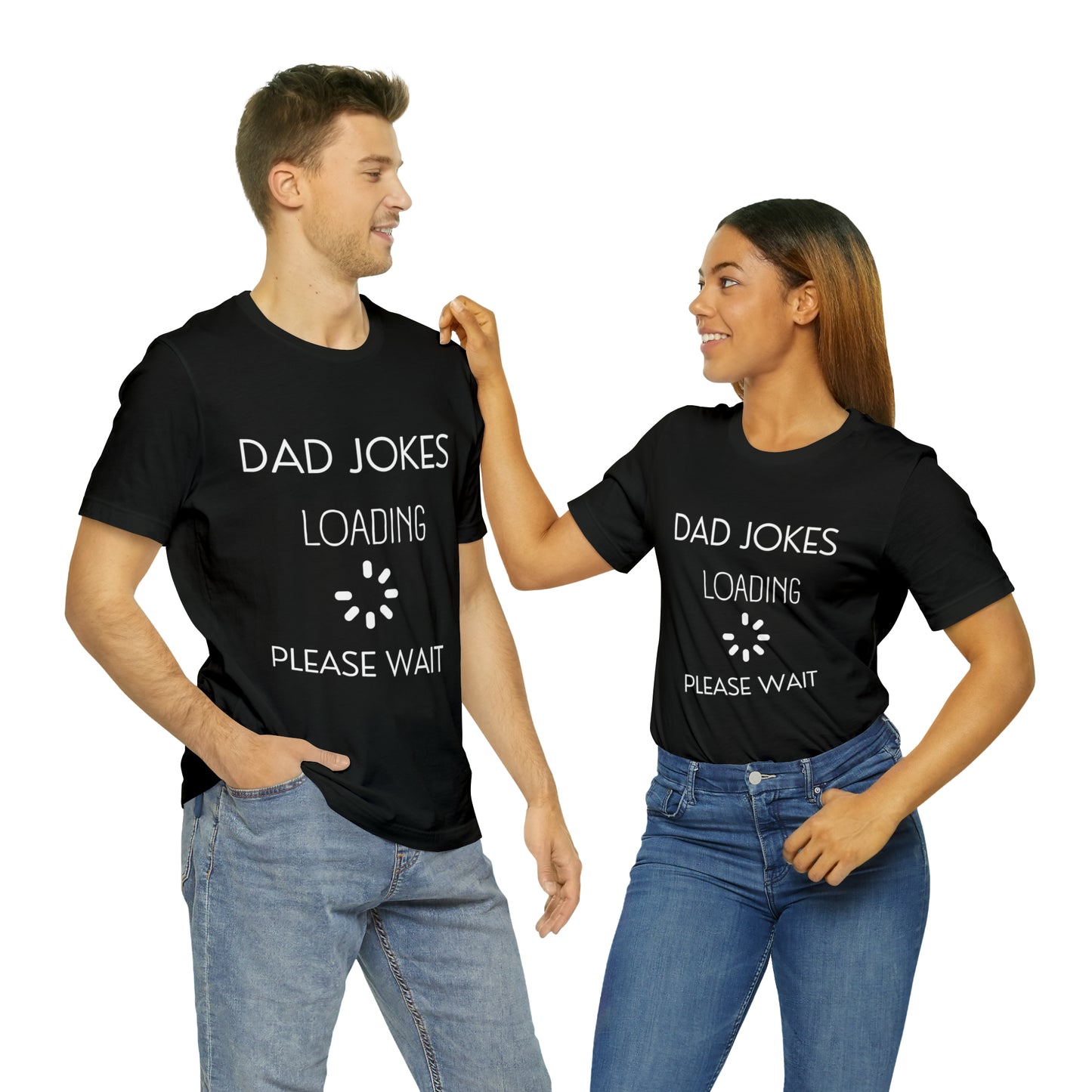 Dad Jokes Loading Jersey Short Sleeve Tee