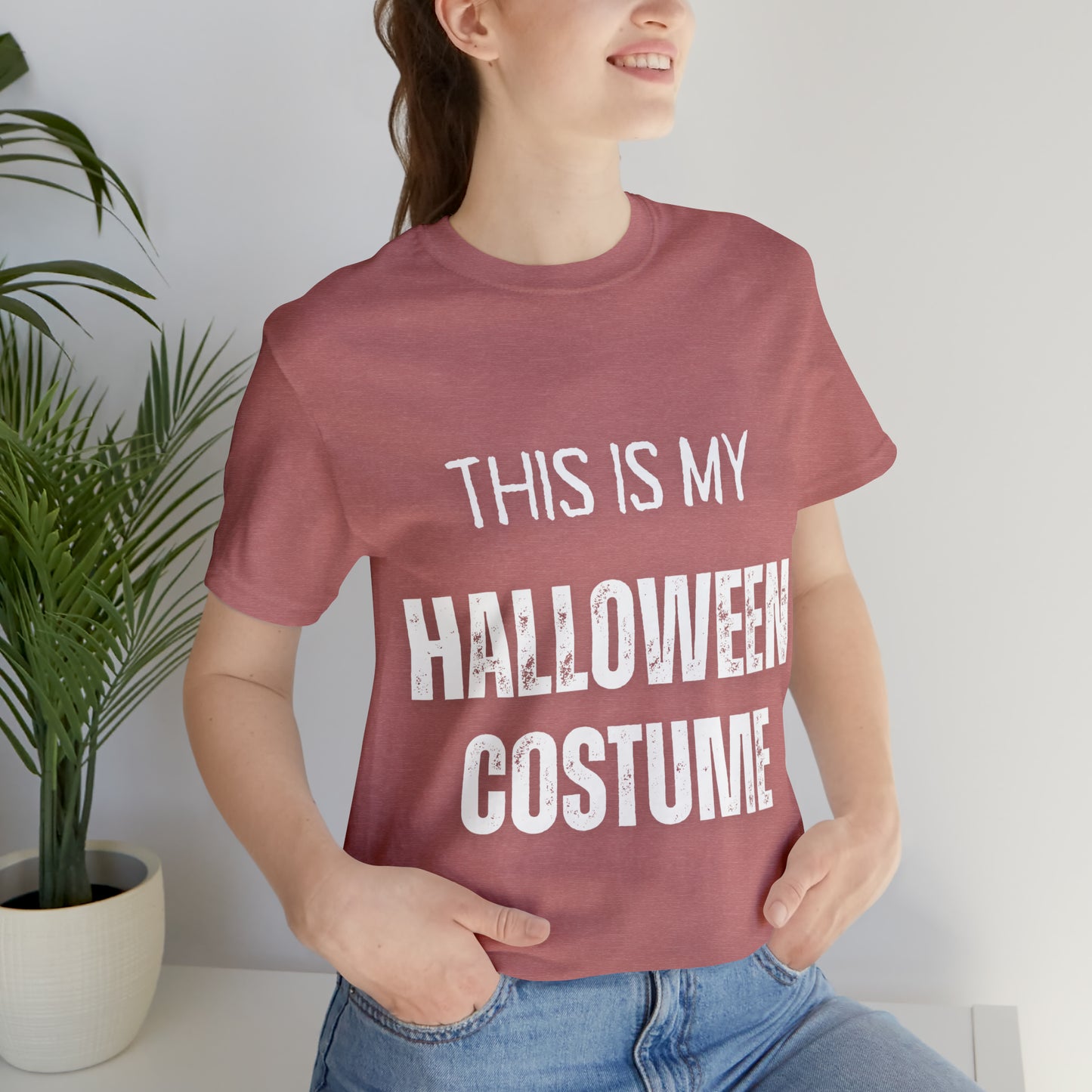 This is My Halloween Costume Jersey Short Sleeve Tee