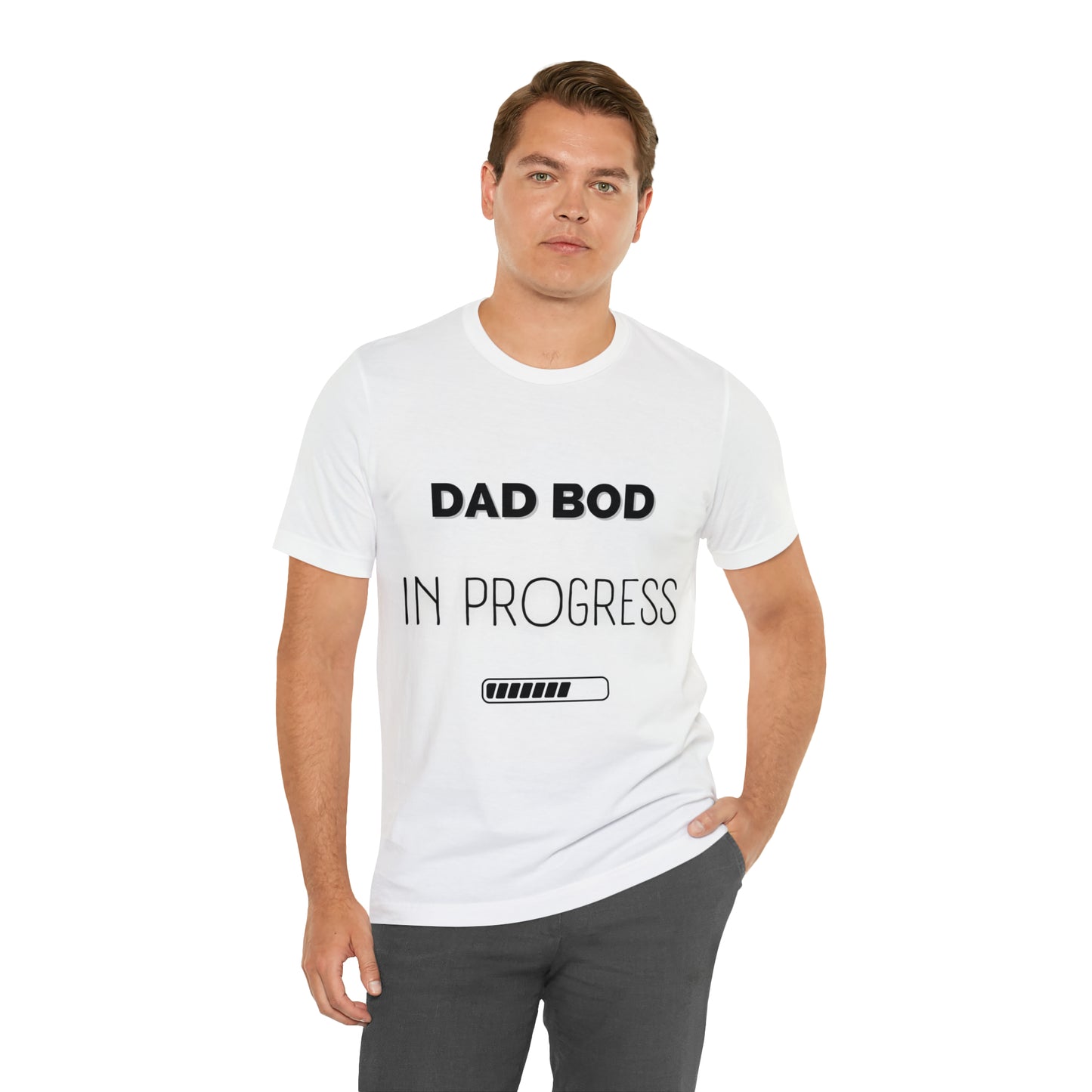 Dad Bod in Progress Jersey Short Sleeve Tee