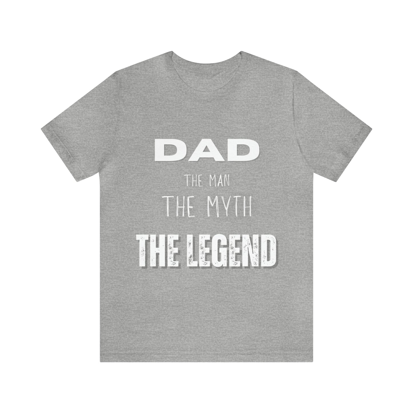 Dad The Myth Loading Jersey Short Sleeve Tee