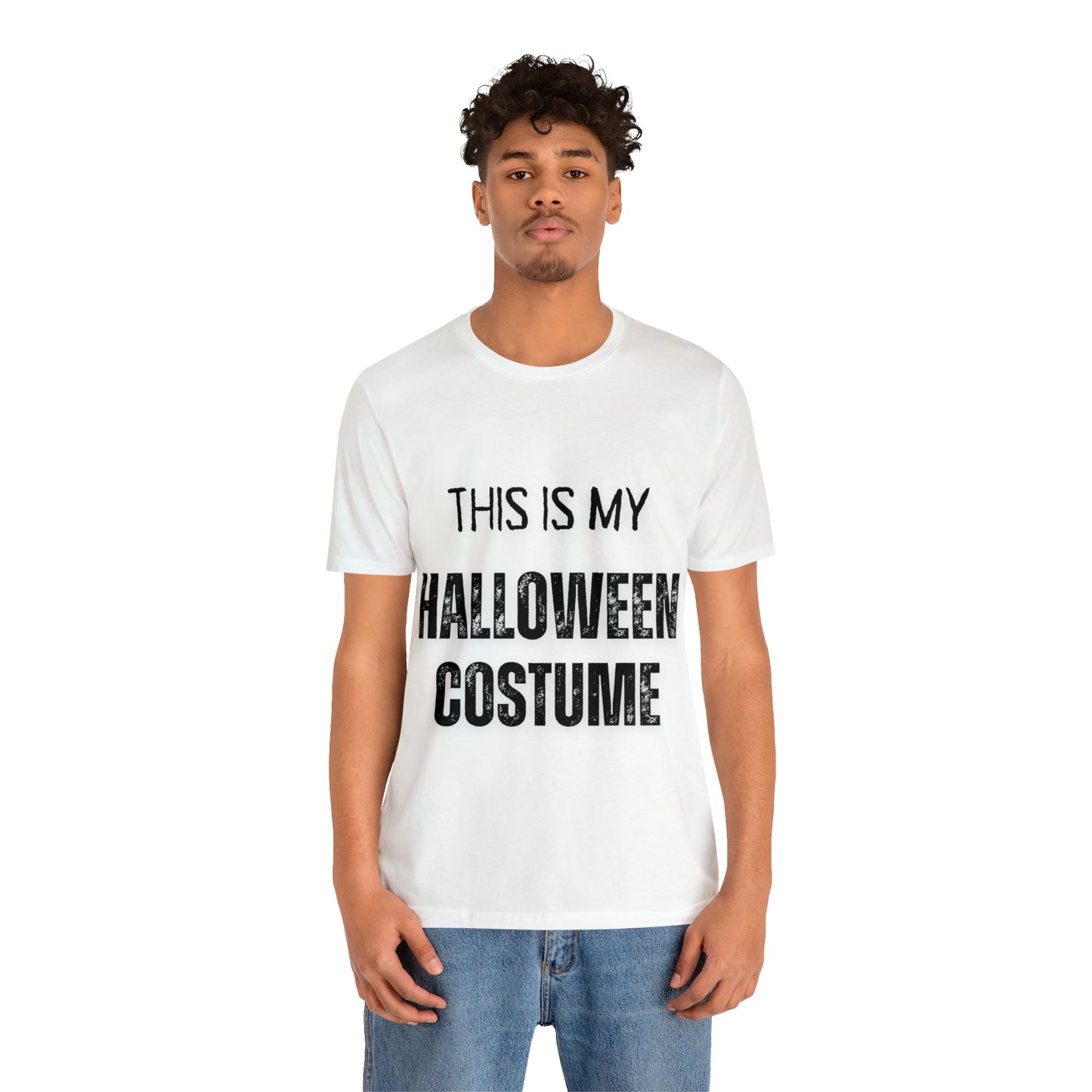 This is My Halloween Costume Jersey Short Sleeve Tee