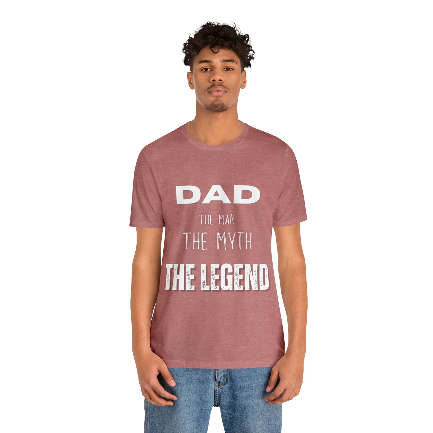 Dad The Myth Loading Jersey Short Sleeve Tee