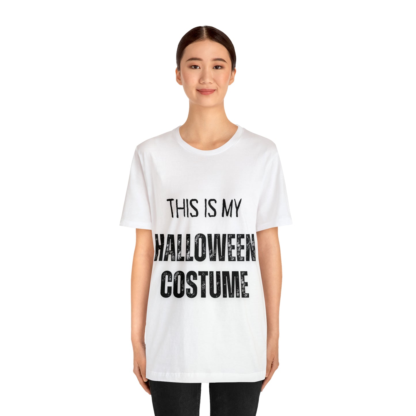 This is My Halloween Costume Jersey Short Sleeve Tee