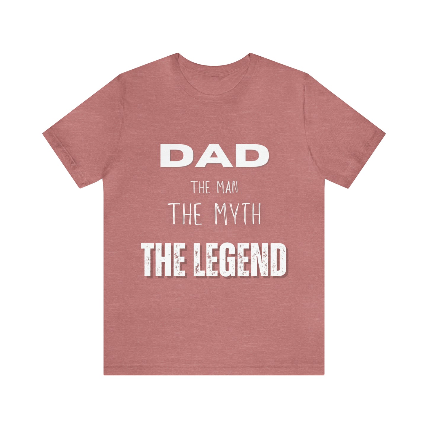 Dad The Myth Loading Jersey Short Sleeve Tee