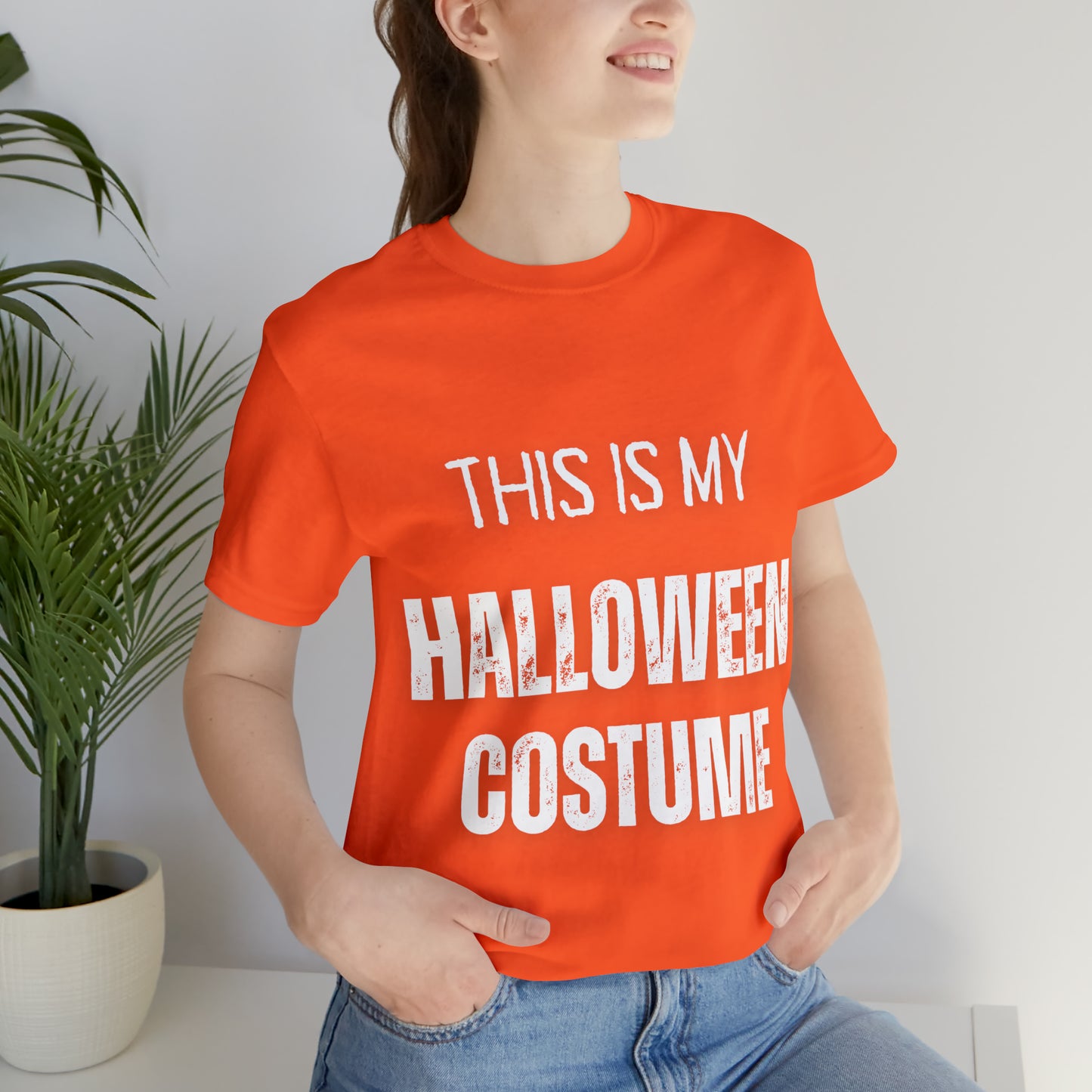 This is My Halloween Costume Jersey Short Sleeve Tee