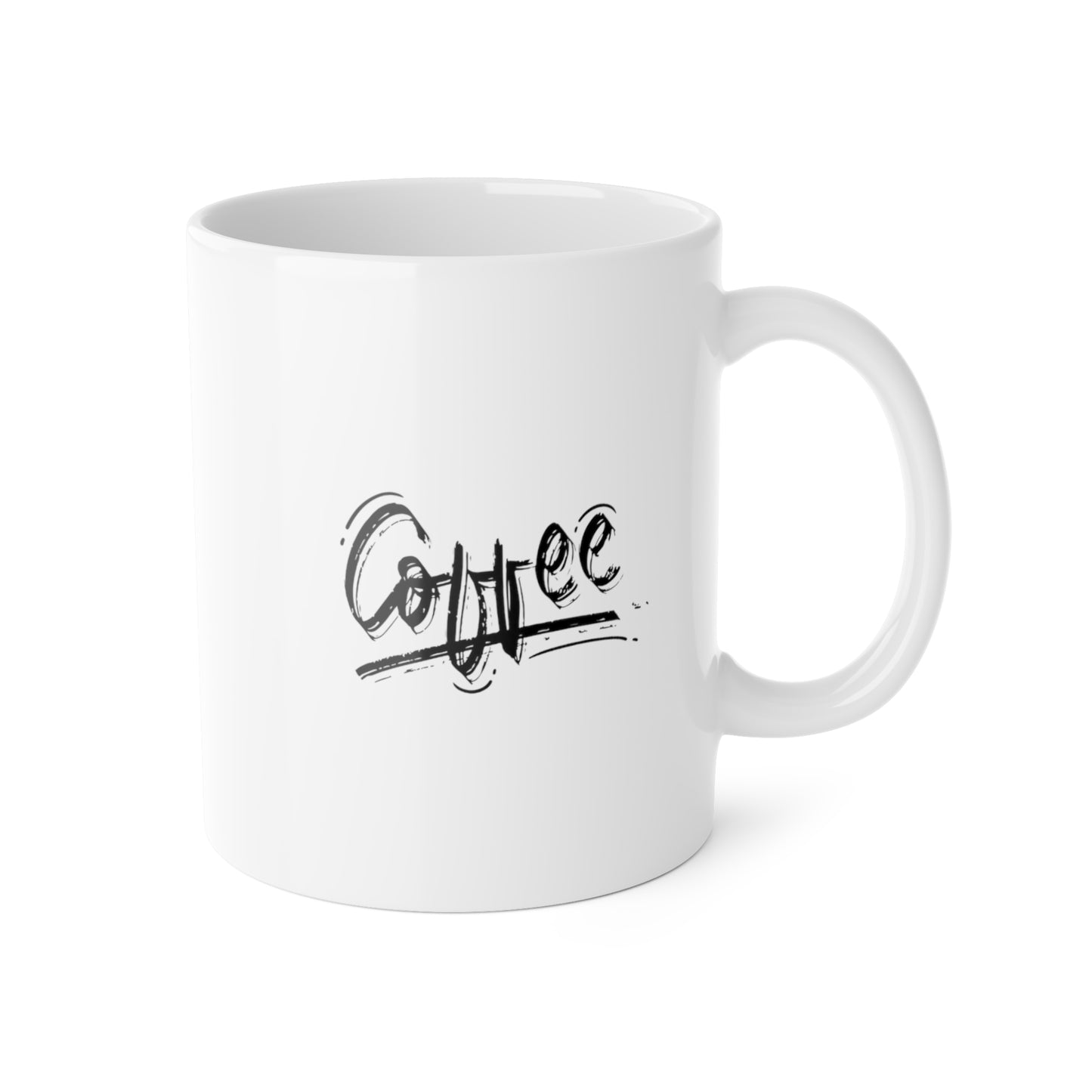 Fatherhood-Powered by Love Fueled by Coffee White Ceramic Mug, 11oz