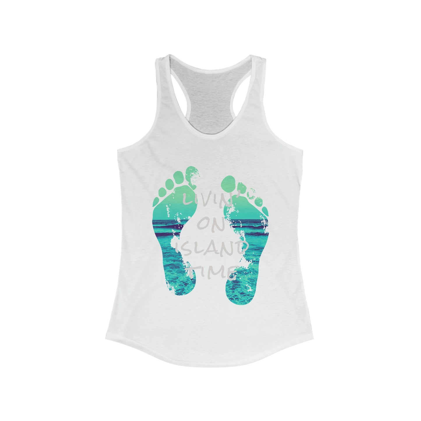 Livin' on Island Time Women's Ideal Racerback Tank