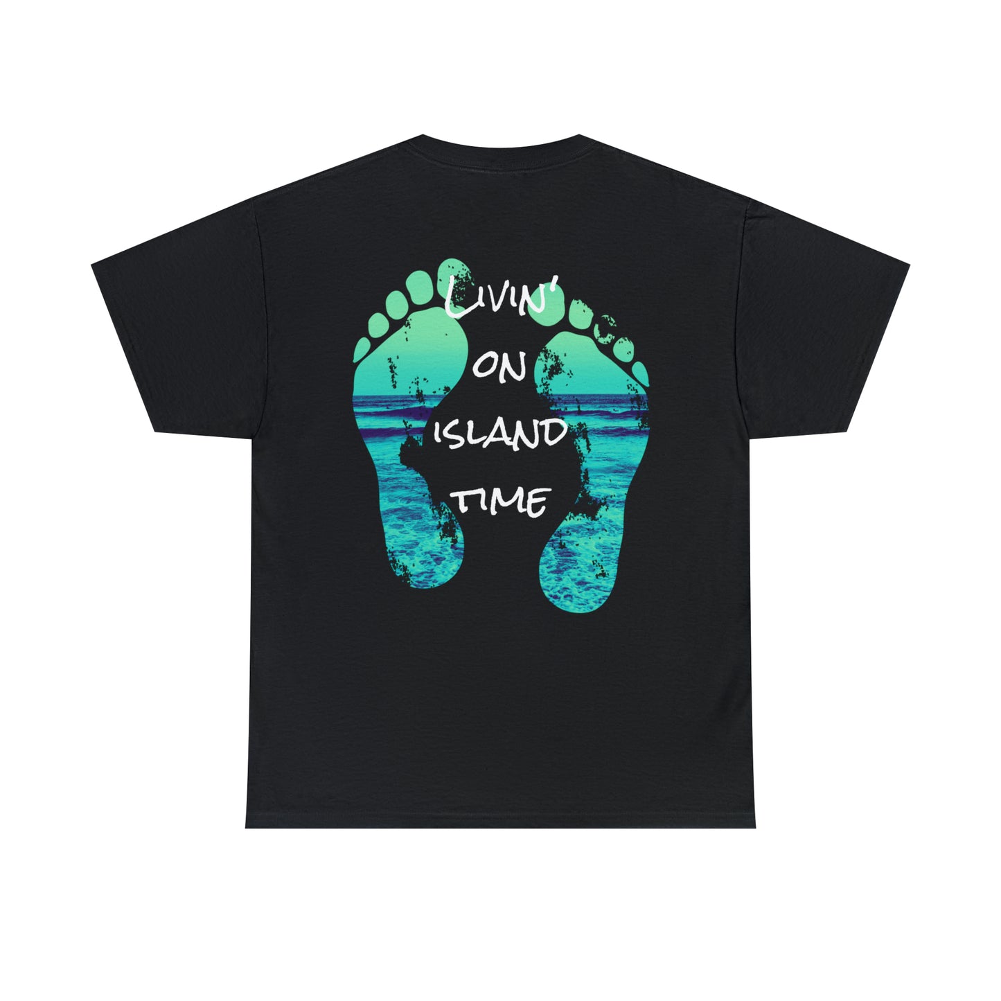 Livin' on Island Time Unisex Heavy Cotton Tee