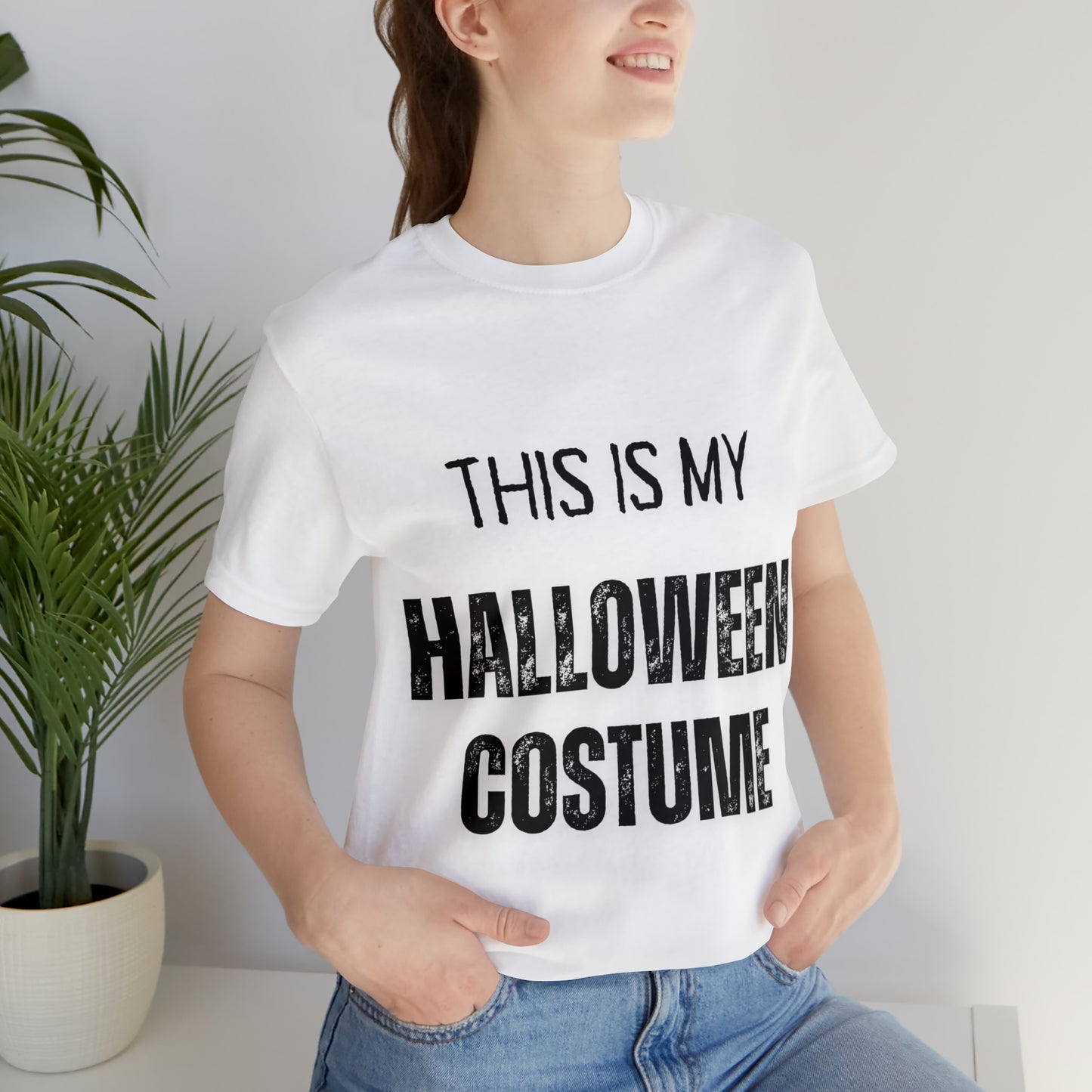 This is My Halloween Costume Jersey Short Sleeve Tee