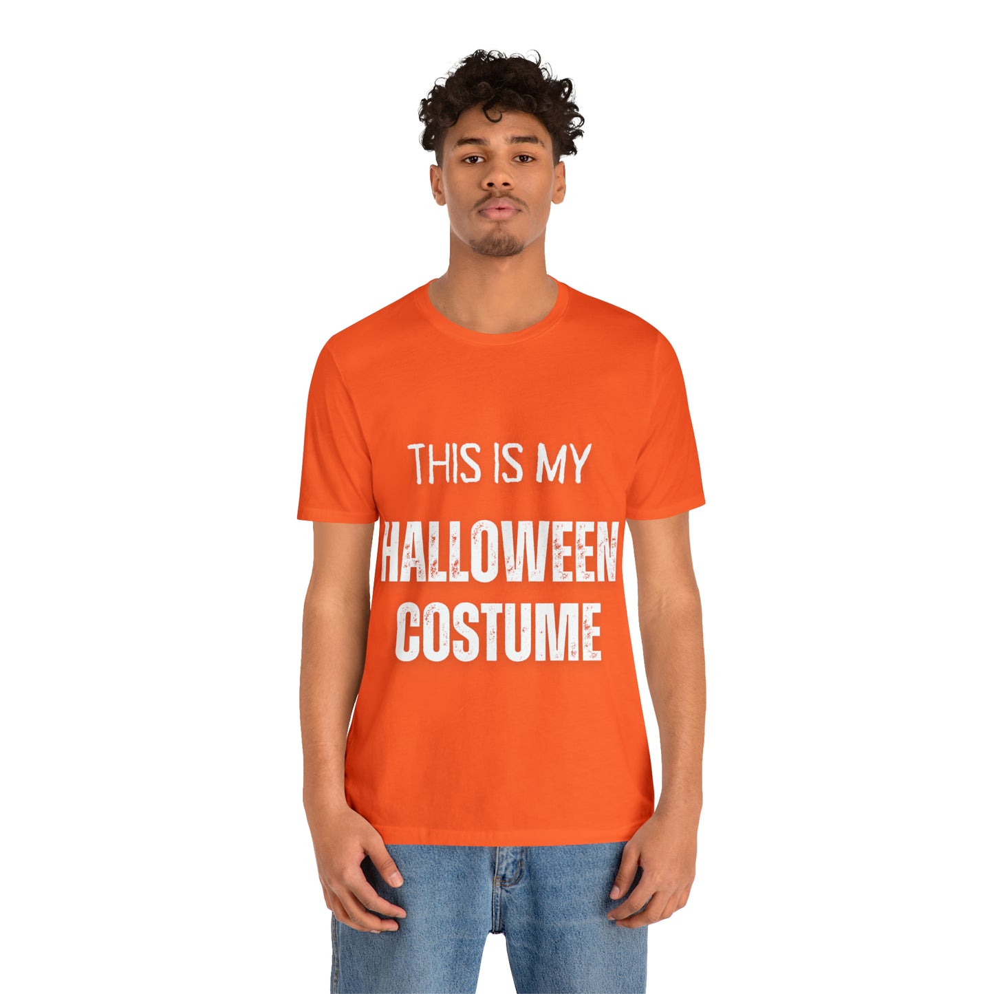 This is My Halloween Costume Jersey Short Sleeve Tee