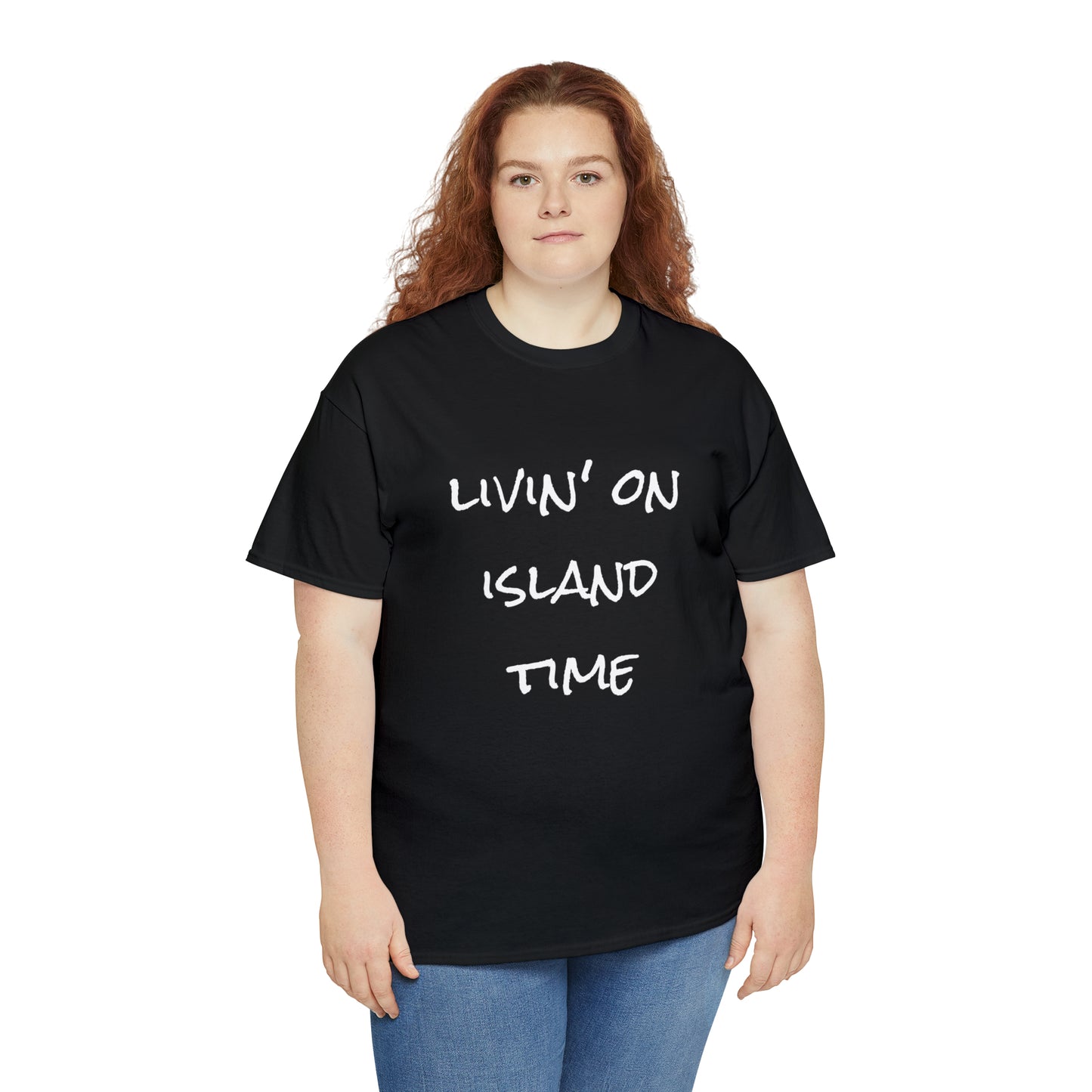 Livin' on Island Time Unisex Heavy Cotton Tee