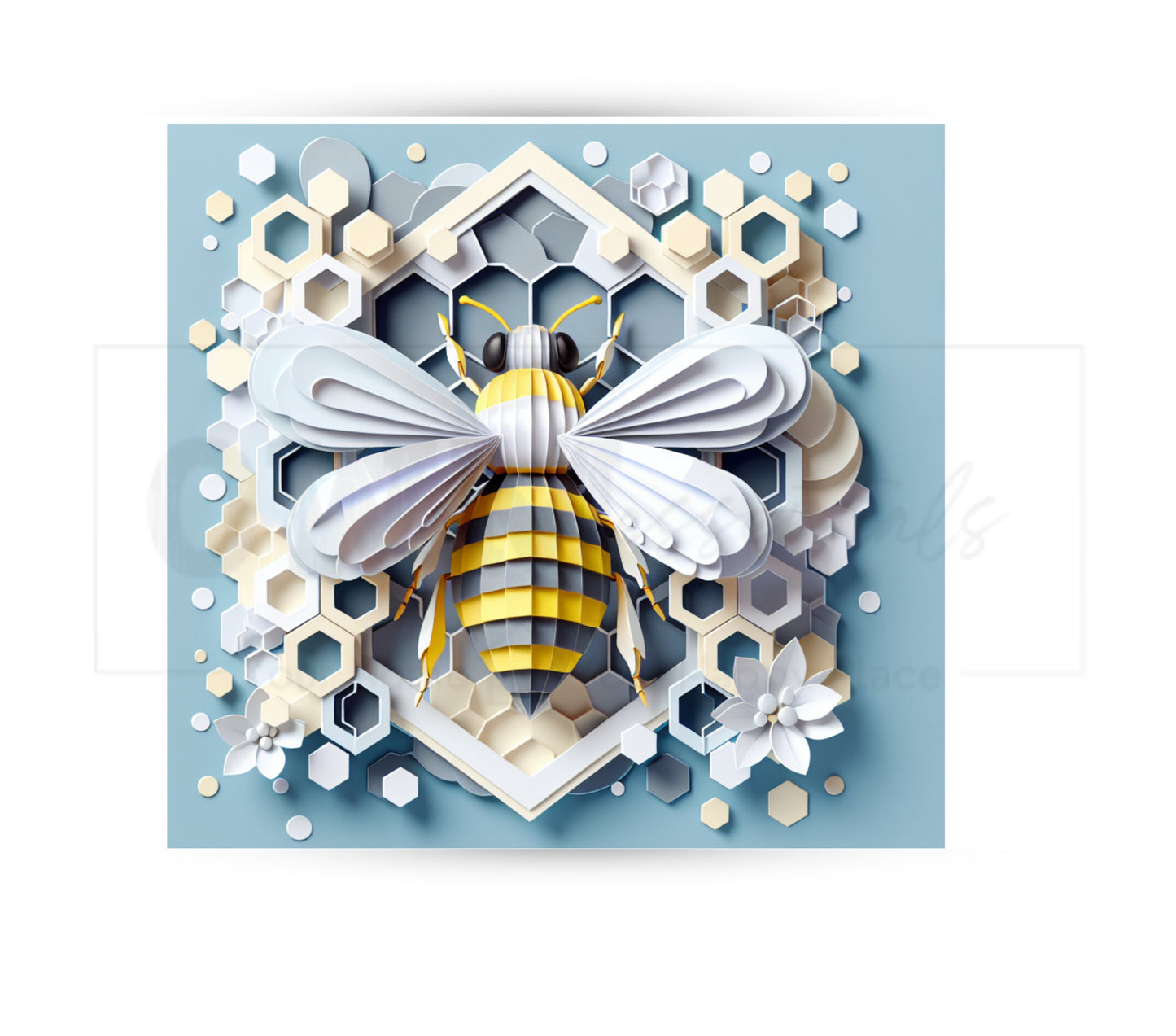 Bumble Bee Spring 20 oz Skinny Tumbler Sublimation Design - PNG Instant  - DIGITAL DOWNLOAD