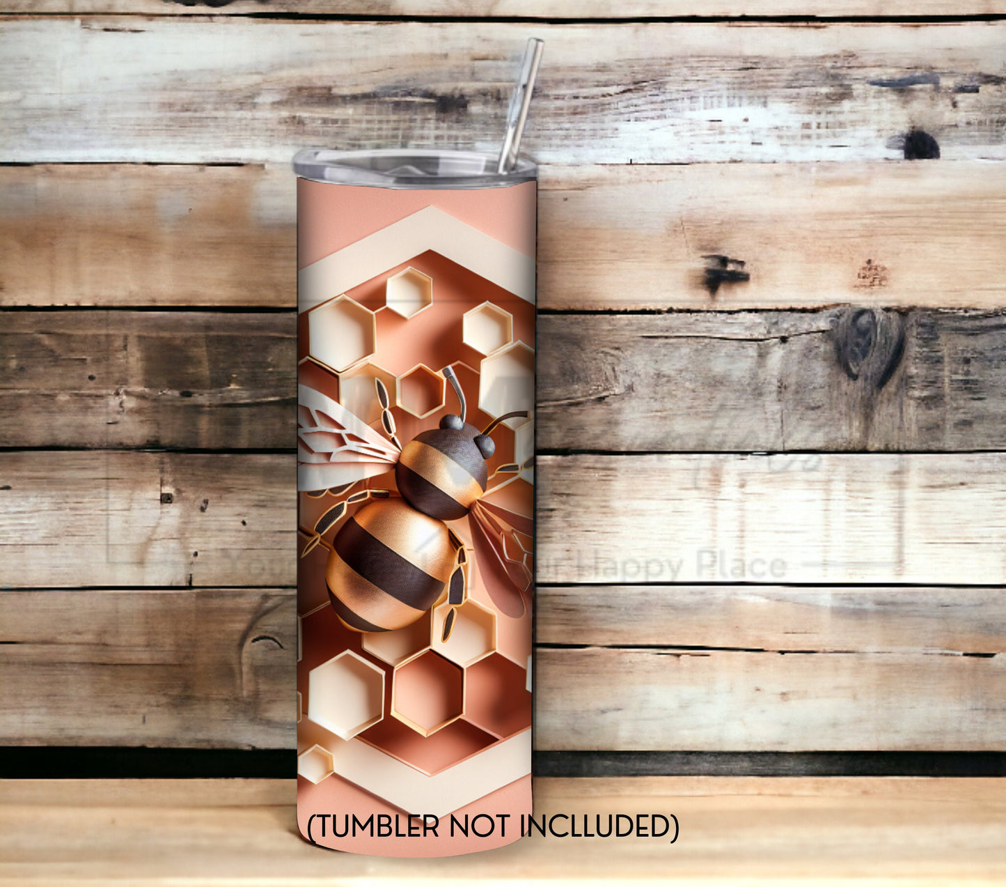 Bumble Bee Spring 20 oz Skinny Tumbler Sublimation Design - PNG Instant  - DIGITAL DOWNLOAD