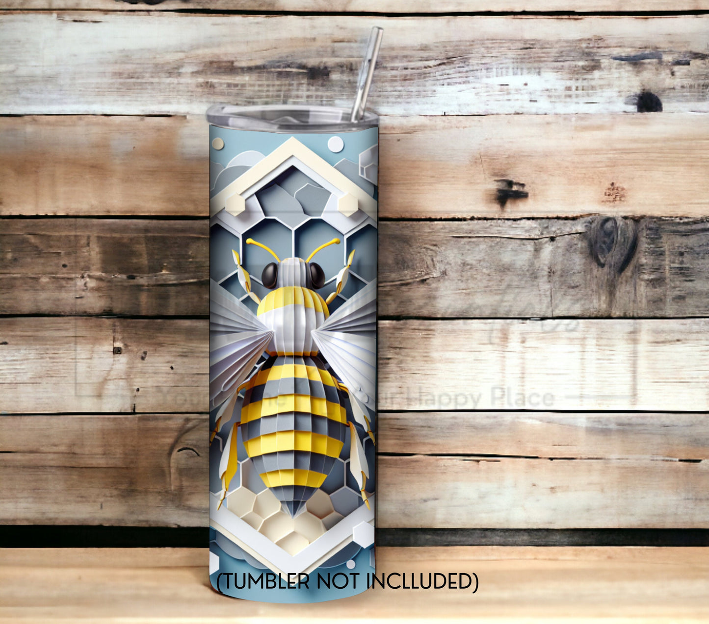 Bumble Bee Spring 20 oz Skinny Tumbler Sublimation Design - PNG Instant  - DIGITAL DOWNLOAD