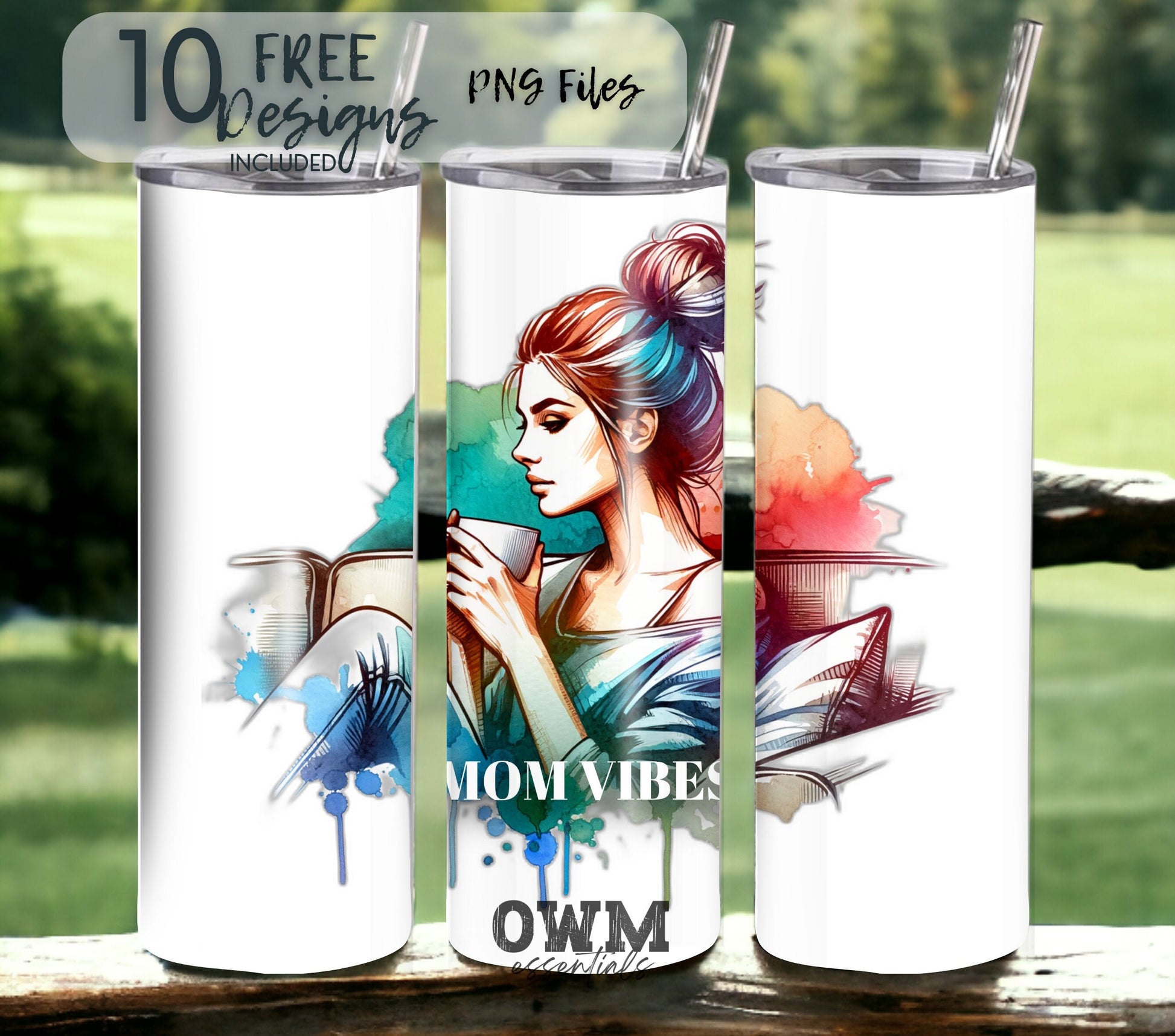 mothers day sublimation tumbler design