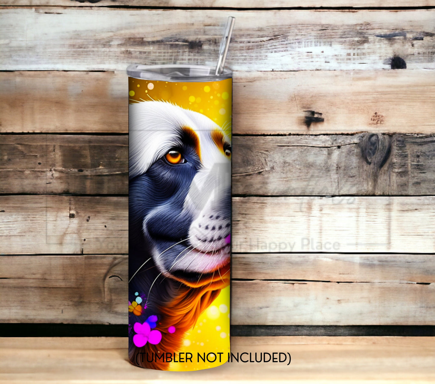 Dog Lovers 20 oz Skinny Tumbler Sublimation Design - PNG Instant  - DIGITAL DOWNLOAD