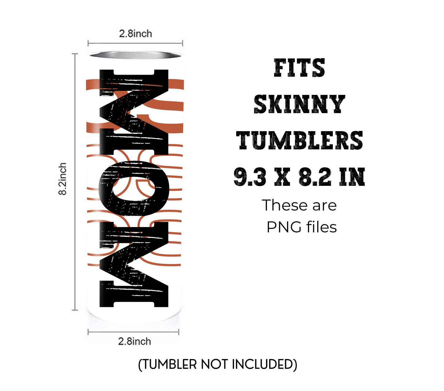 Boss Mom 20 oz Skinny Tumbler Sublimation Design - PNG Instant  - DIGITAL DOWNLOAD