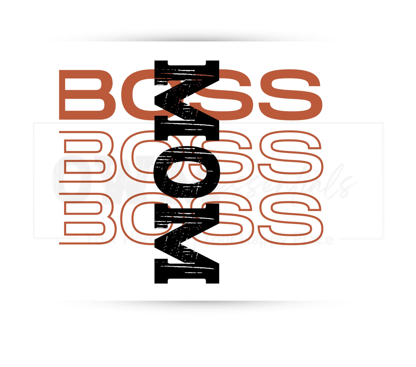 Boss Mom 20 oz Skinny Tumbler Sublimation Design - PNG Instant  - DIGITAL DOWNLOAD