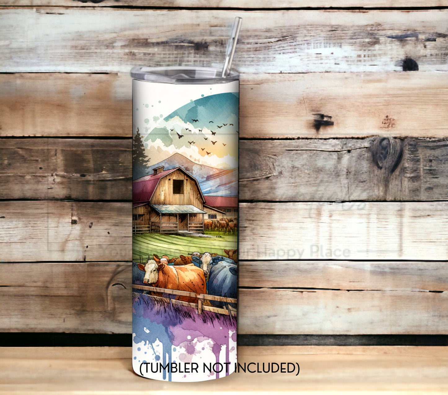 Western 20 oz Skinny Tumbler Sublimation Design - PNG Instant  - DIGITAL DOWNLOAD