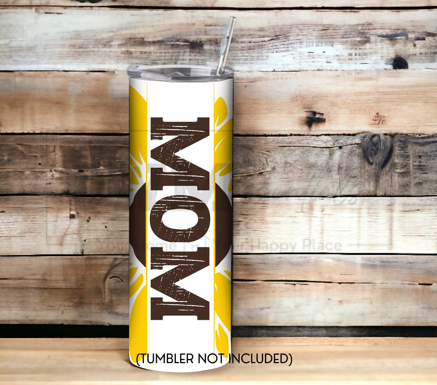 Sunflower Mom 20 oz Skinny Tumbler Sublimation Design - PNG Instant  - DIGITAL DOWNLOAD